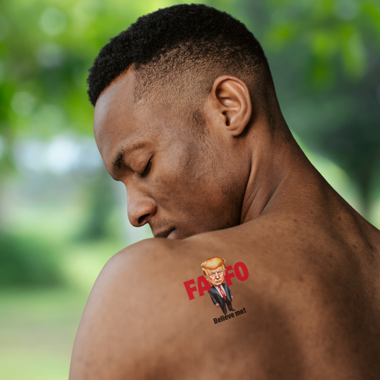 Trump FAFO Temporary Tattoo