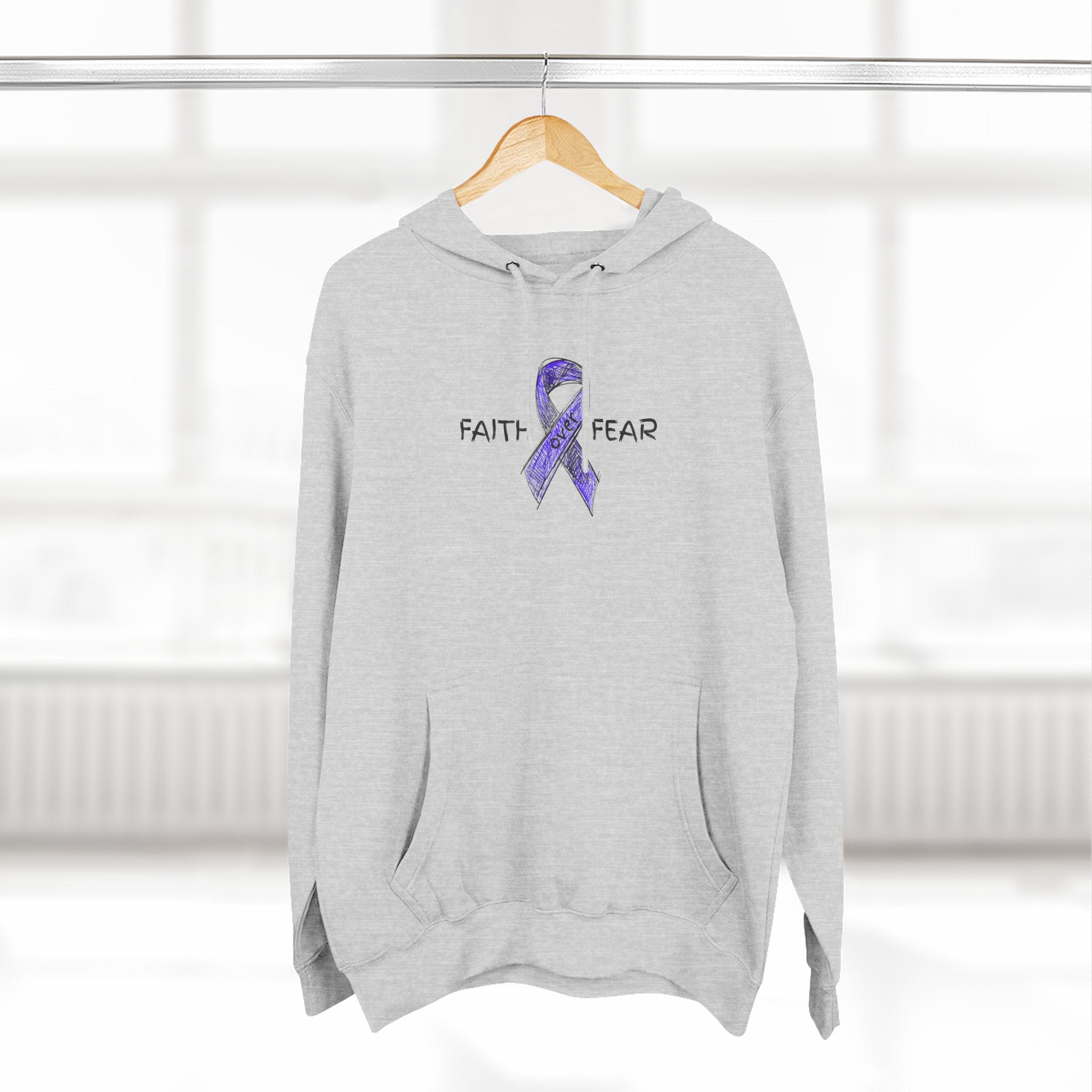 Faith Over Fear Epilepsy Awareness Hoodie - Clothing, Hoodies - EpiAl's Shop