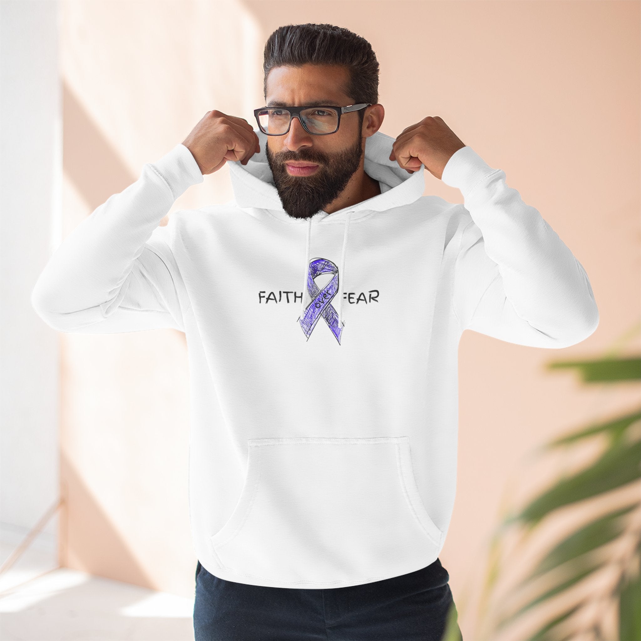 Faith Over Fear Epilepsy Awareness Hoodie - Clothing, Hoodies - EpiAl's Shop