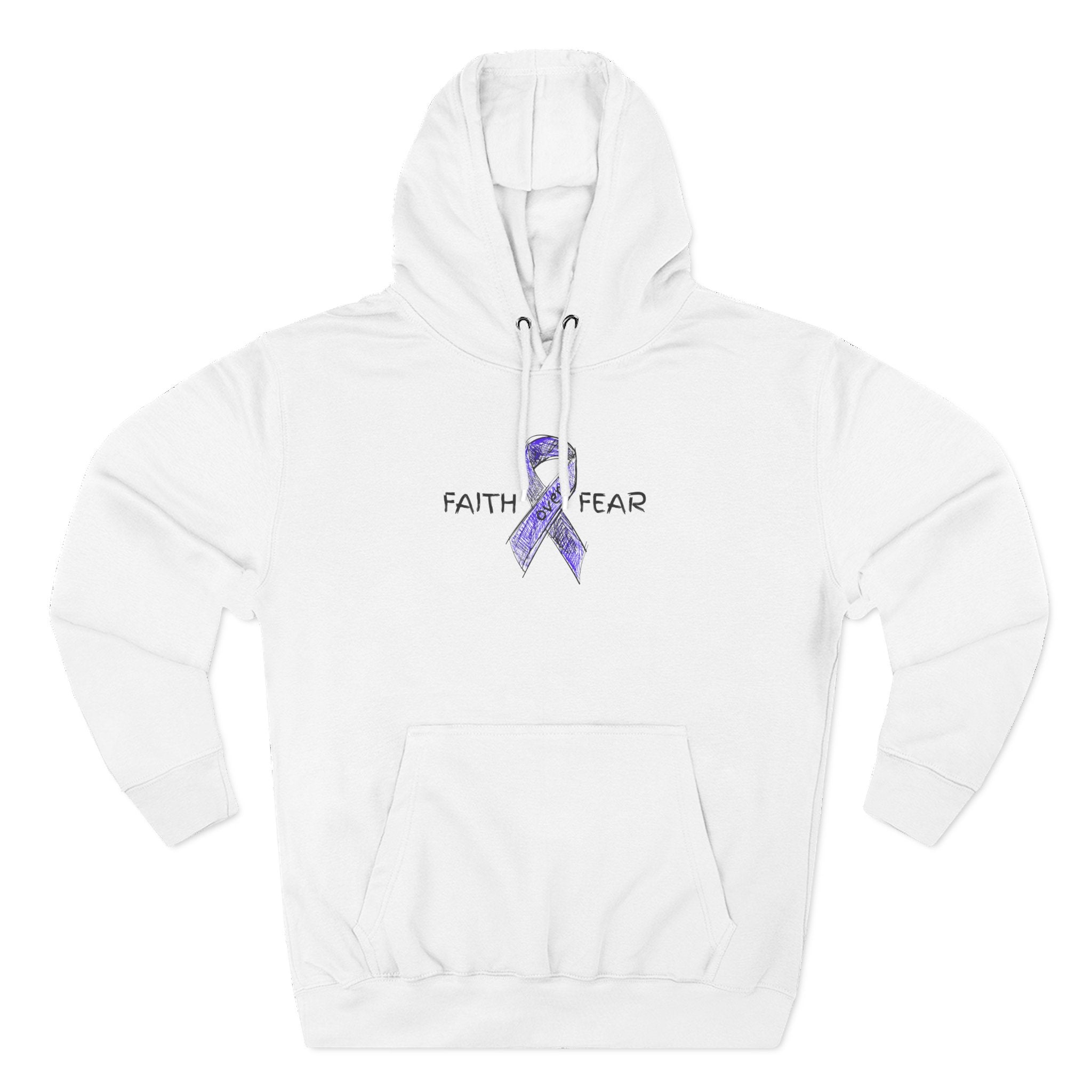 Faith Over Fear Epilepsy Awareness Hoodie - Clothing, Hoodies - EpiAl's Shop