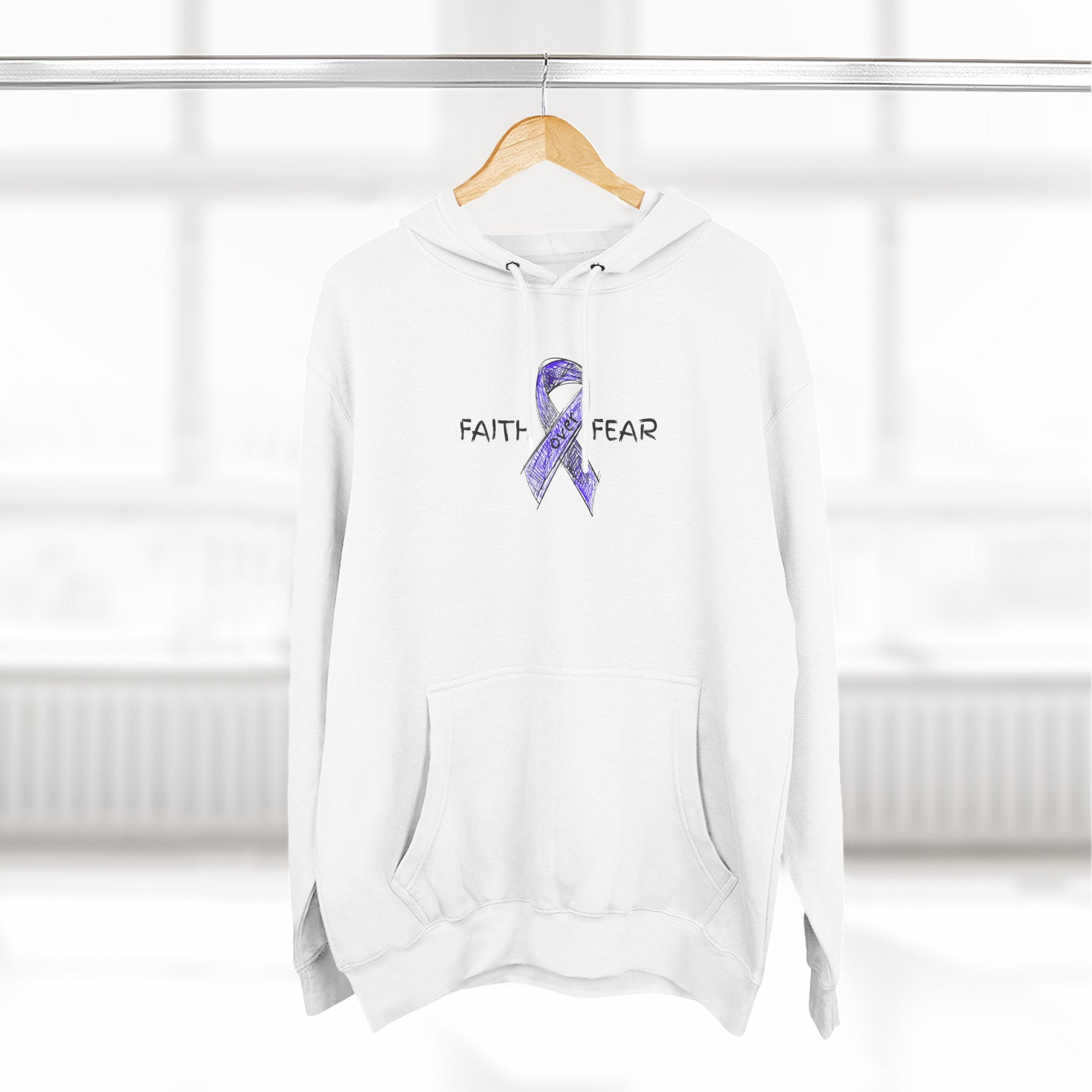 Faith Over Fear Epilepsy Awareness Hoodie - Clothing, Hoodies - EpiAl's Shop
