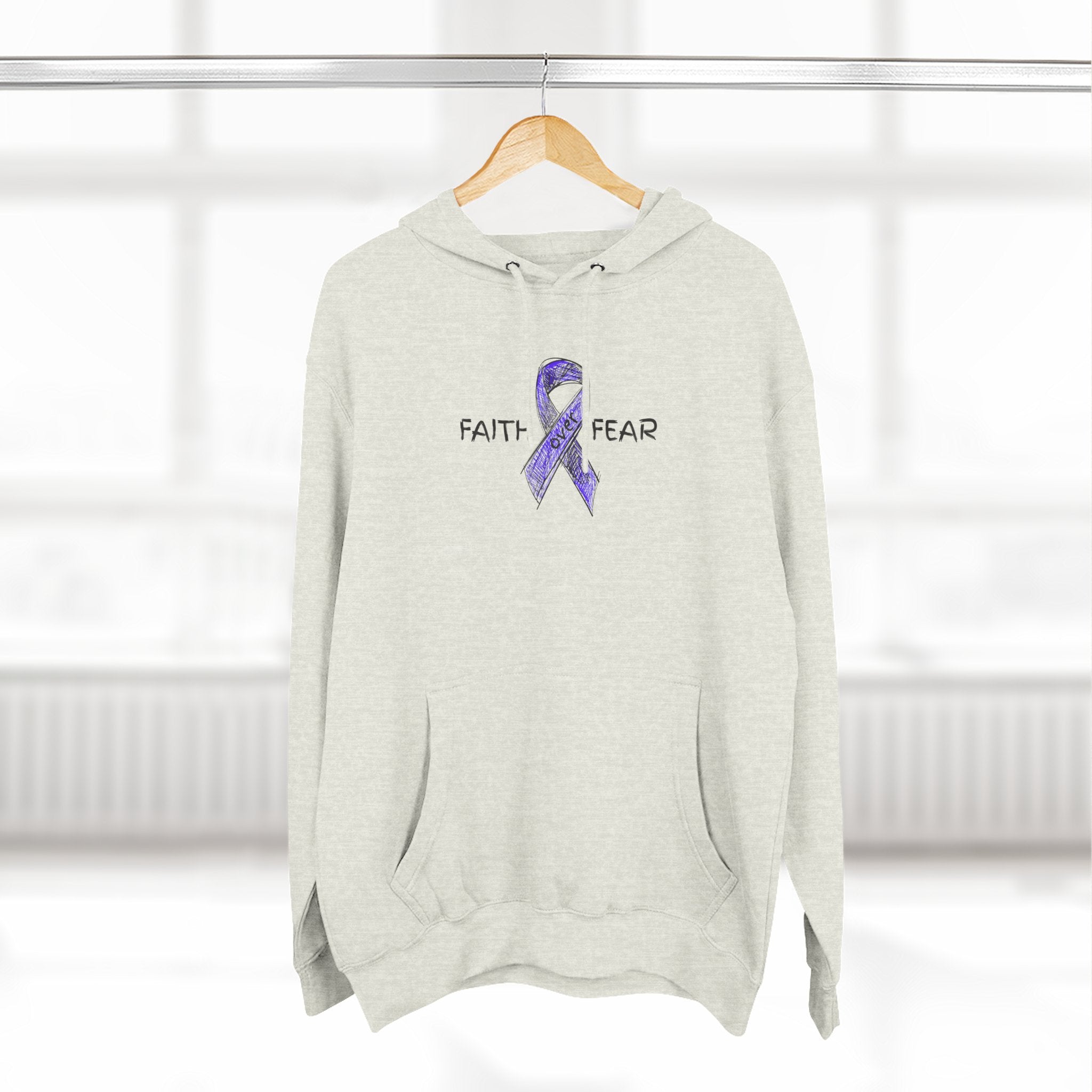 Faith Over Fear Epilepsy Awareness Hoodie - Clothing, Hoodies - EpiAl's Shop