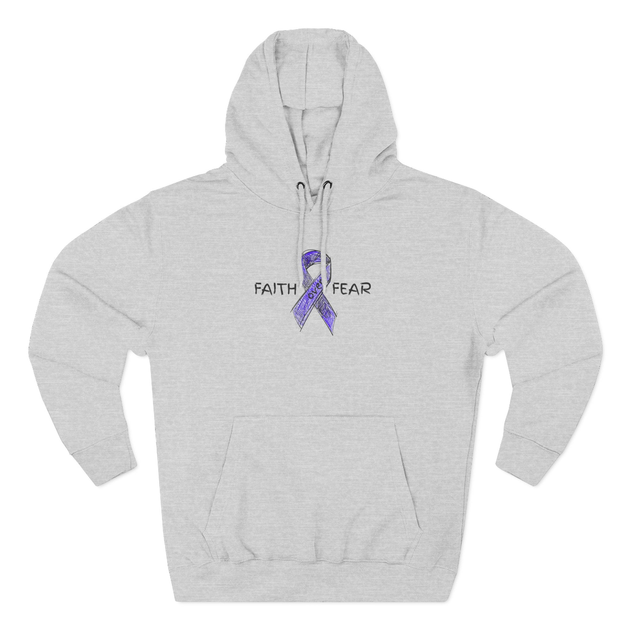 Faith Over Fear Epilepsy Awareness Hoodie - Clothing, Hoodies - EpiAl's Shop