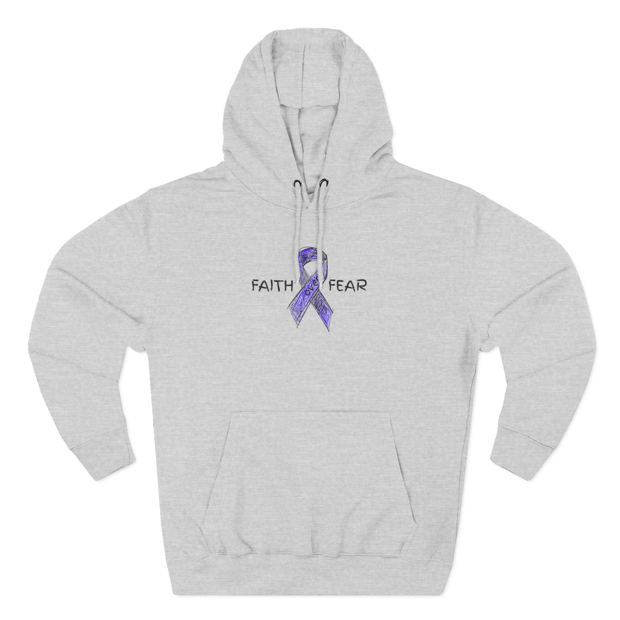 Faith Over Fear Epilepsy Awareness Hoodie - Clothing, Hoodies - EpiAl's Shop