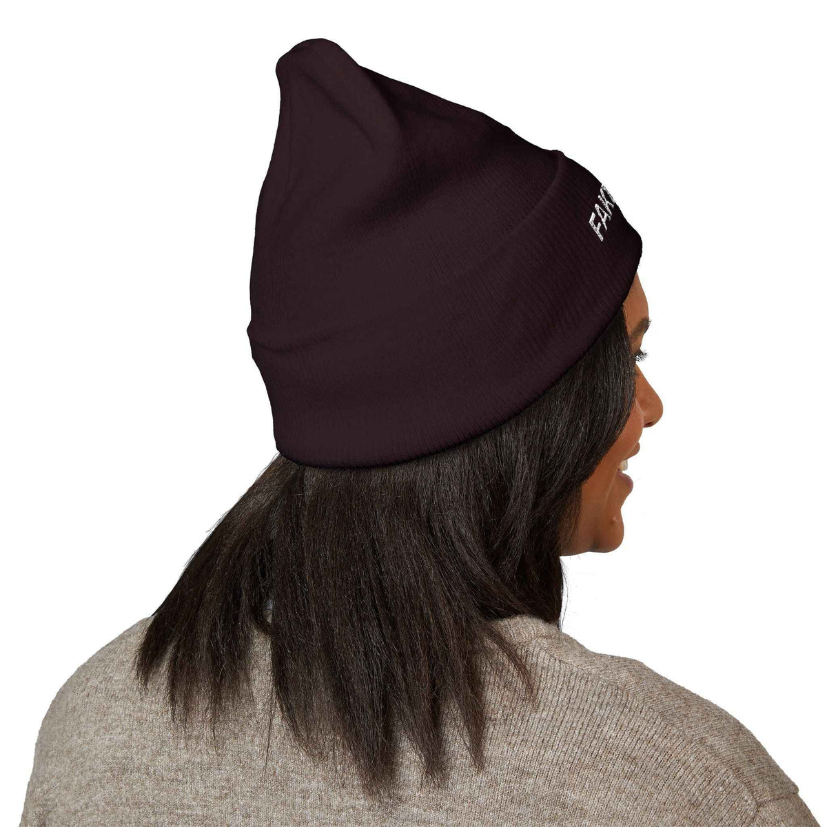 Fake News Embroidered Knit Beanie - Hats, Beanie - EpiAl's Shop