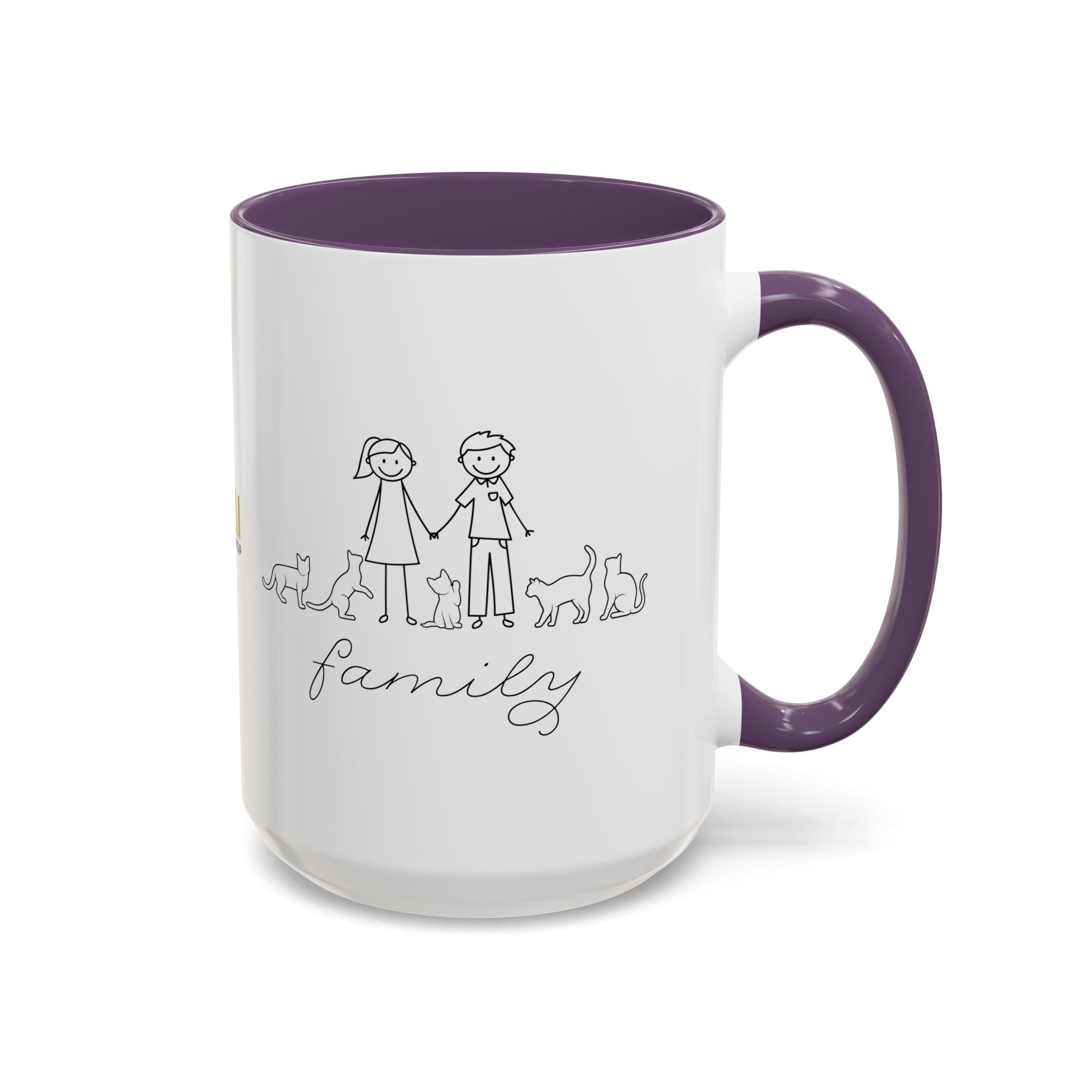 Family First Accent Coffee Mug - Drinkware, Coffee Mugs - EpiAl's Shop