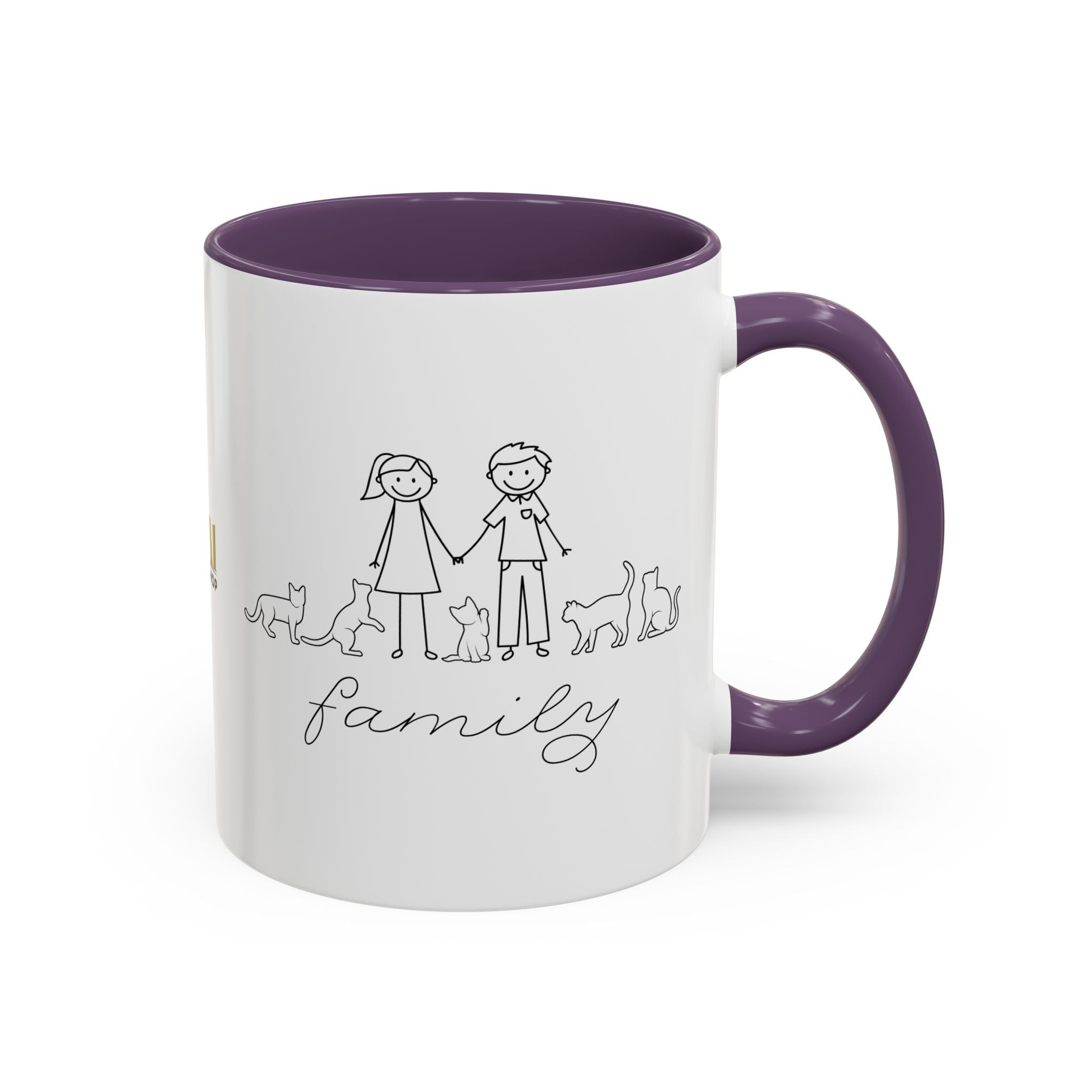 Family First Accent Coffee Mug - Drinkware, Coffee Mugs - EpiAl's Shop
