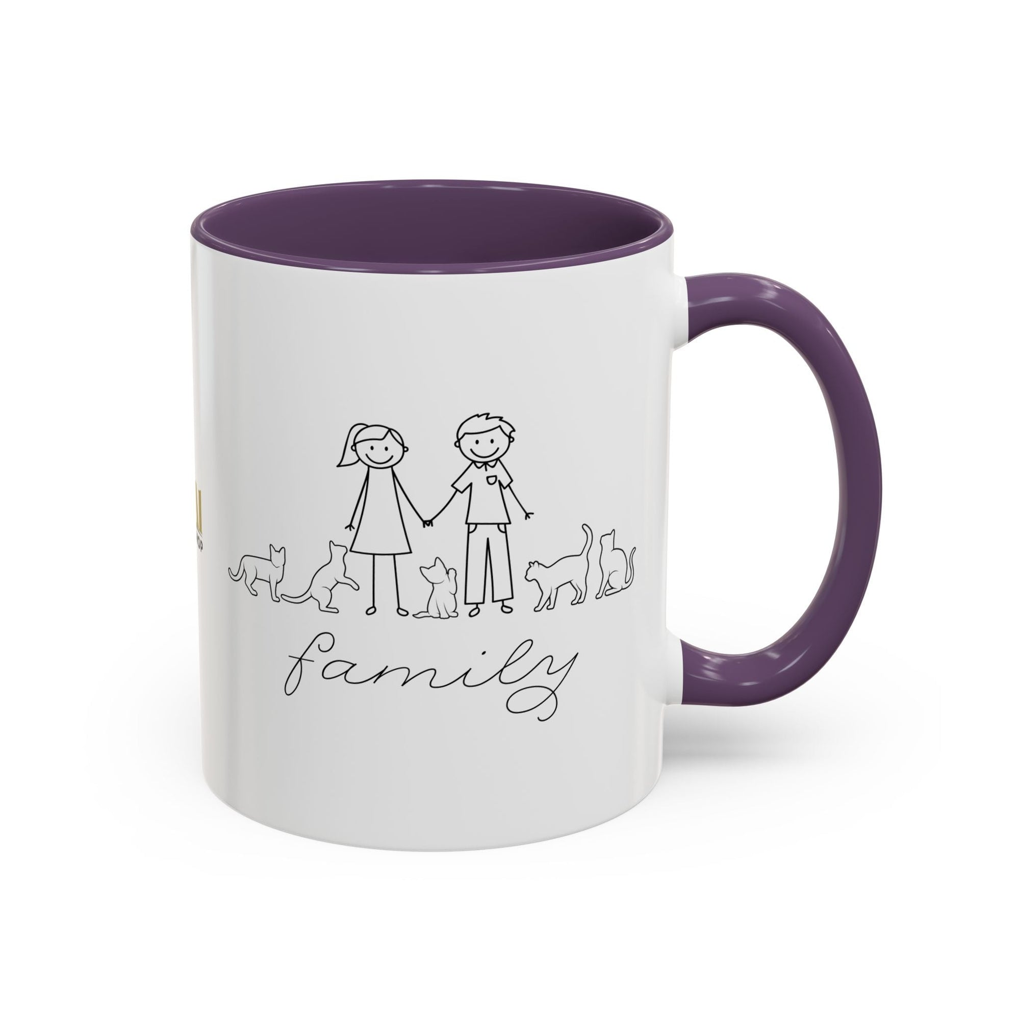 Family First Accent Coffee Mug - Drinkware, Coffee Mugs - EpiAl's Shop