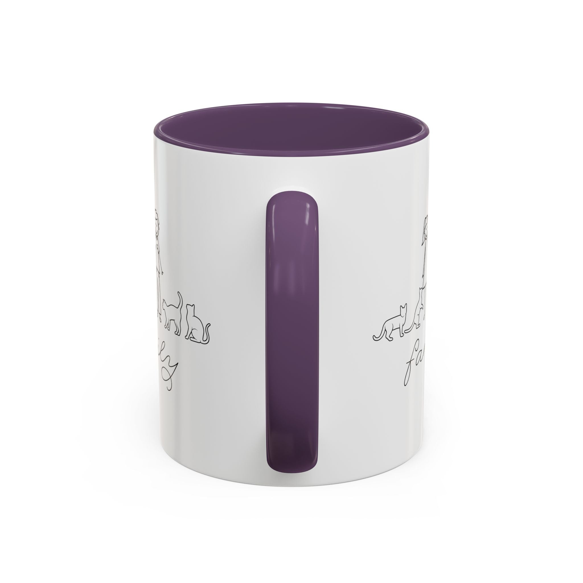 Family First Accent Coffee Mug - Drinkware, Coffee Mugs - EpiAl's Shop