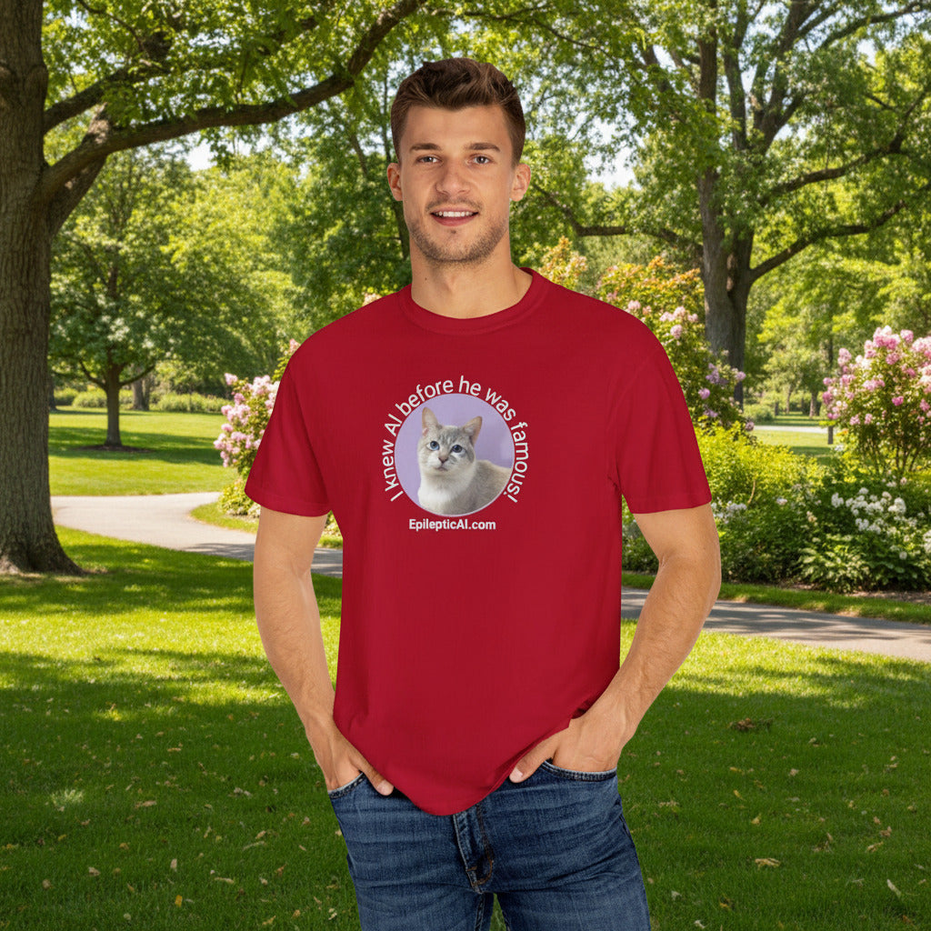 Famous Al Unisex Garment-Dyed T-shirt - EpiAl's Shop
