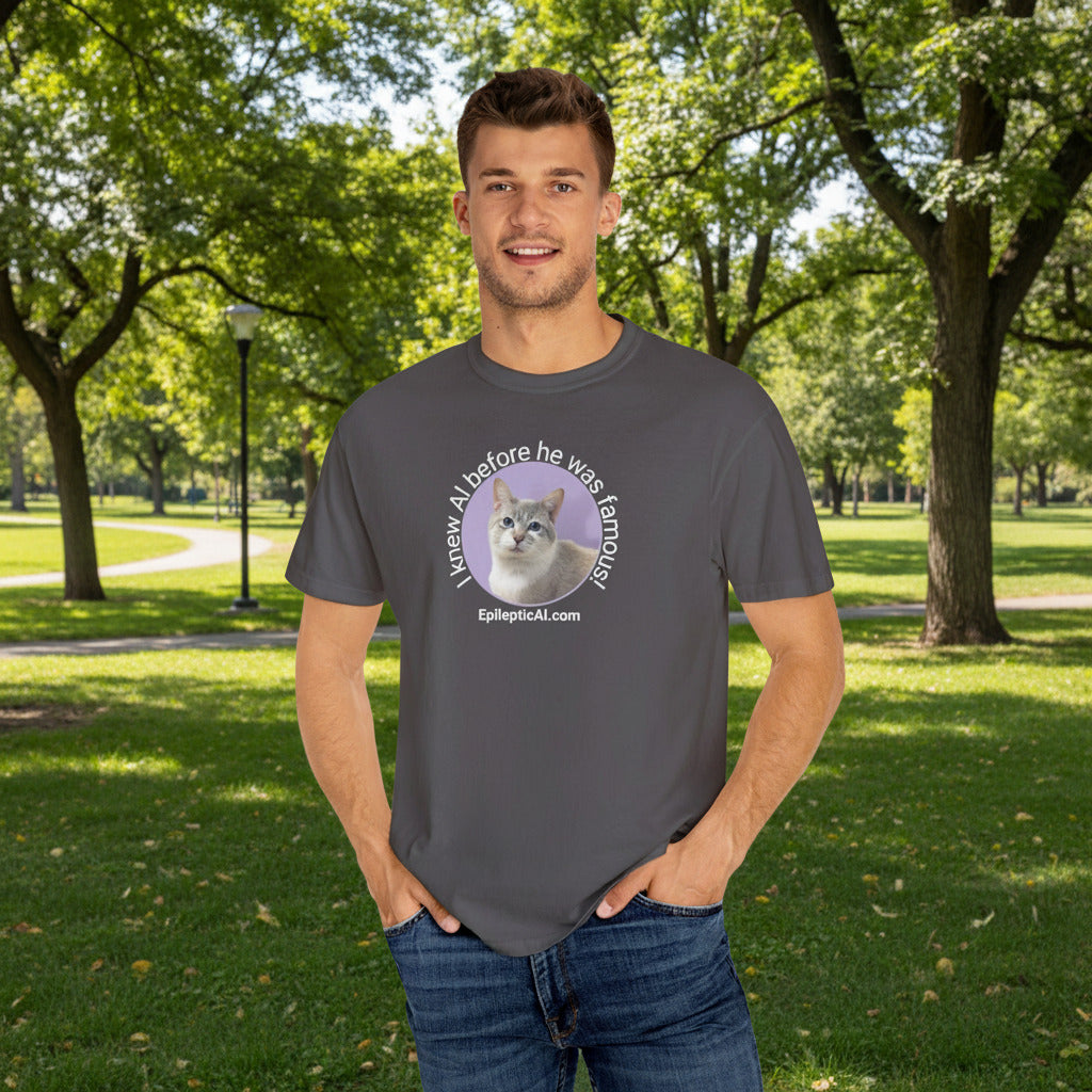 Famous Al Unisex Garment-Dyed T-shirt - EpiAl's Shop