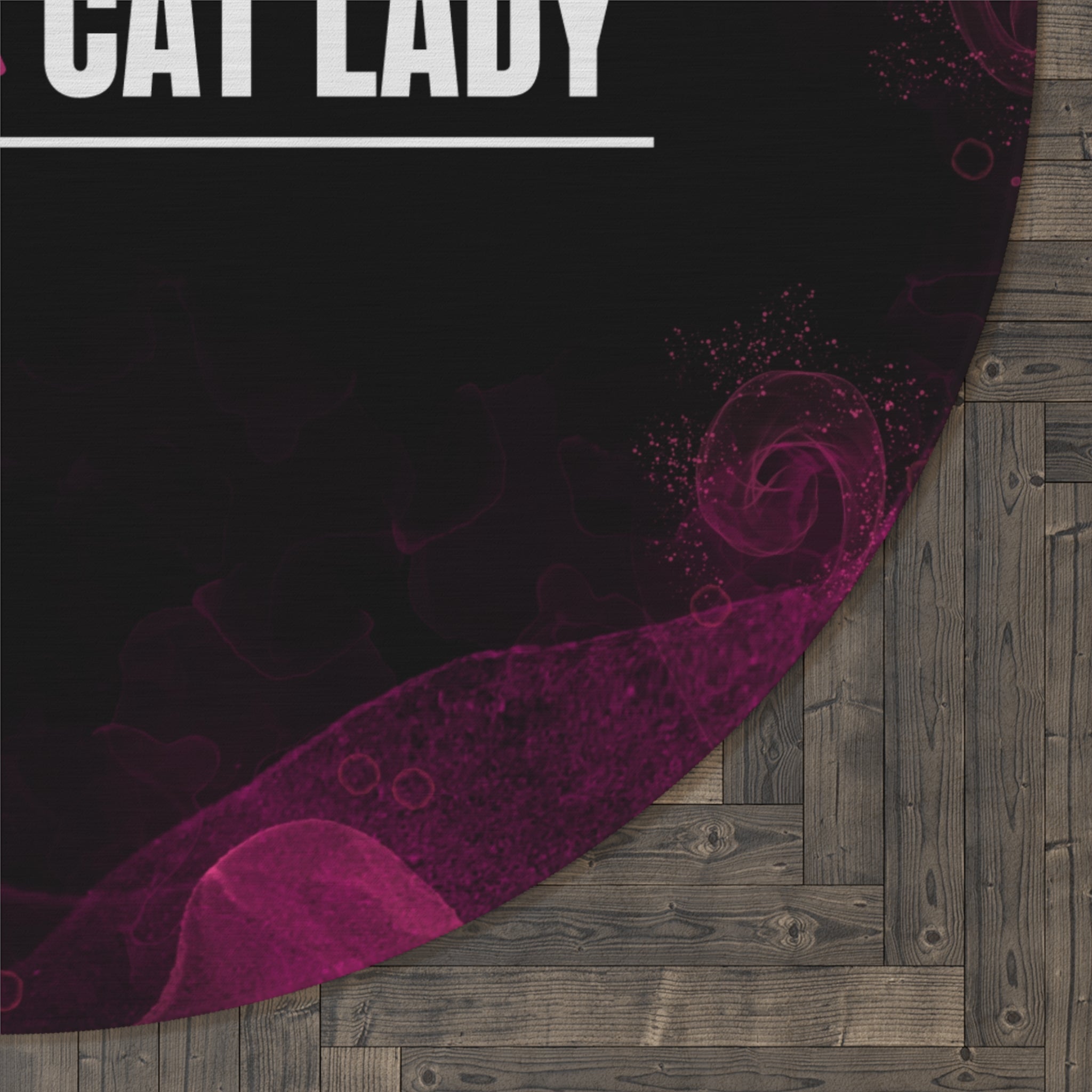 Fancy Cat Lady Round Rug - Perfect Décor for Cat Lovers - Decor, Home, Rugs & Doormats - EpiAl's Shop