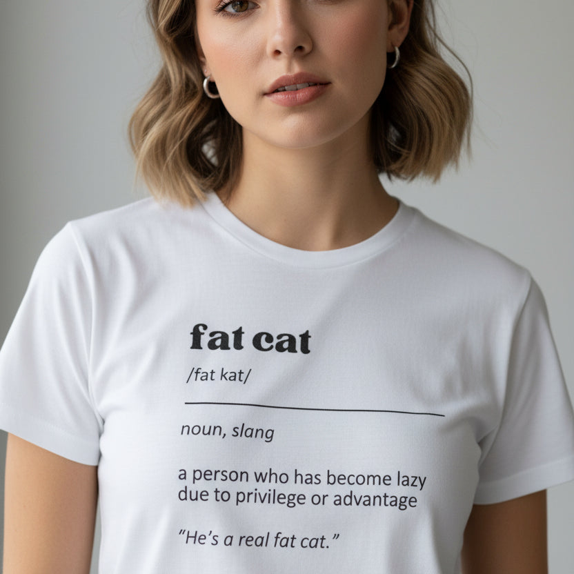 Fat Cat Definition Women's Softstyle Tee - T - Shirt - Epileptic Al’s Shop