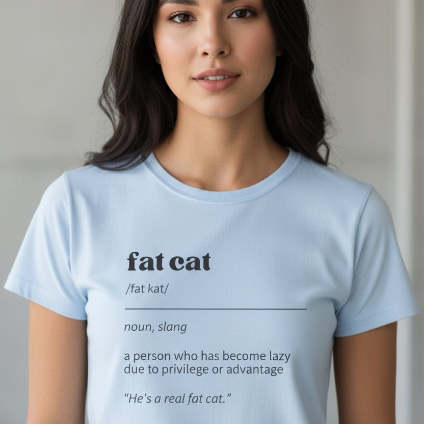 Fat Cat Definition Women's Softstyle Tee - T - Shirt - Epileptic Al’s Shop