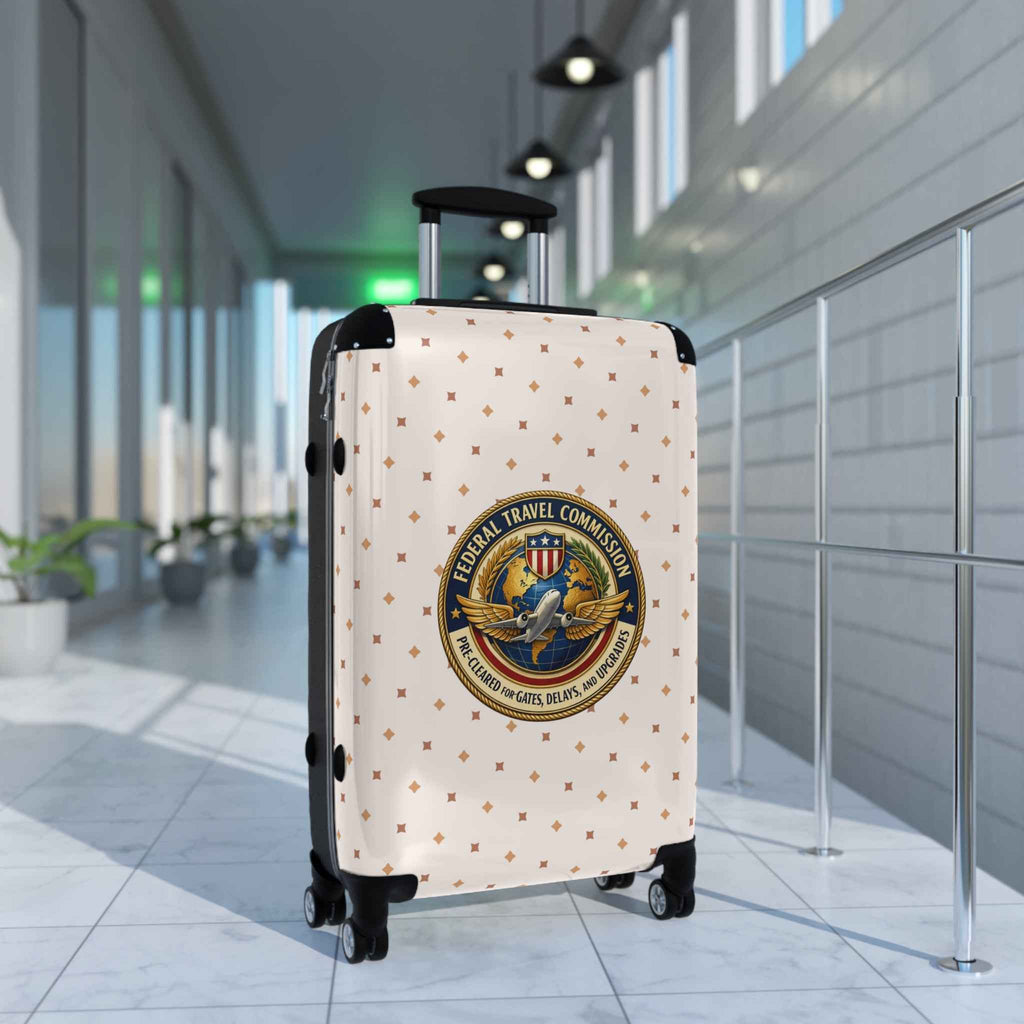 Federal Travel Commission Suitcase — Pre-Cleared for Chaos (and Upgrades) - Bags, Suitcases - EpiAl's Shop