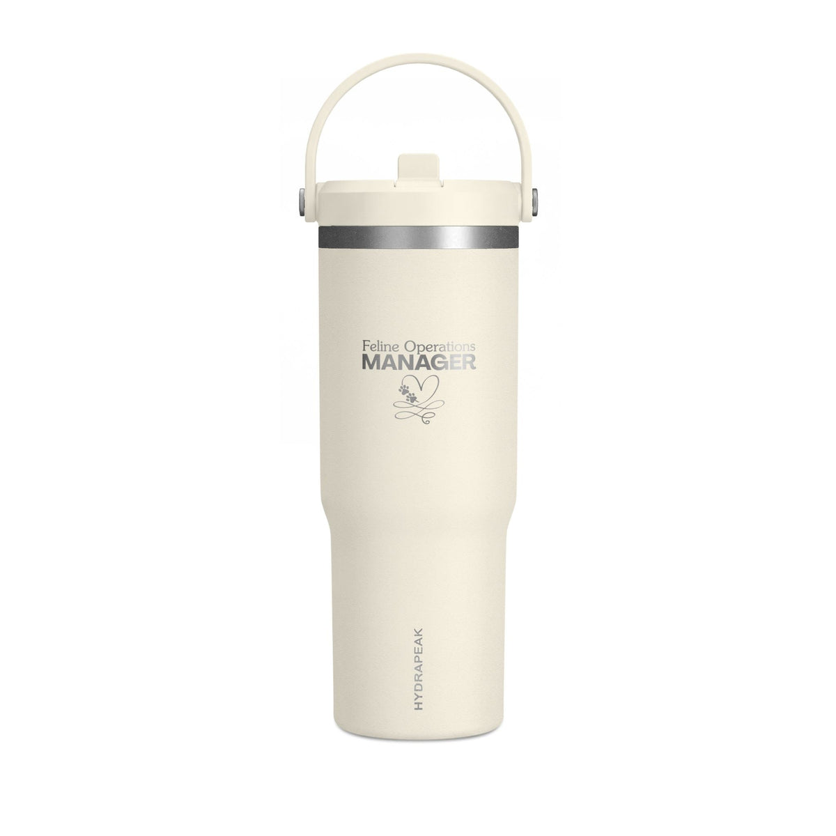 Feline Operations Manager Engraved 32 oz Insulated Tumbler - Drinkware, Tumblers & Travel Mugs - EpiAl's Shop