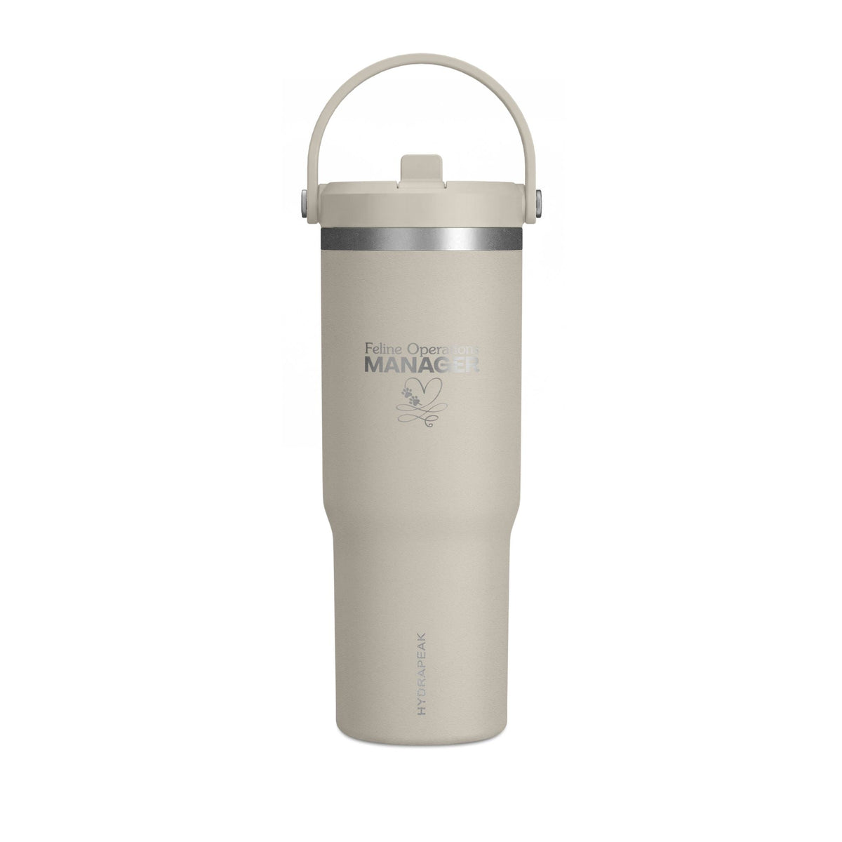 Feline Operations Manager Engraved 32 oz Insulated Tumbler - Drinkware, Tumblers & Travel Mugs - EpiAl's Shop