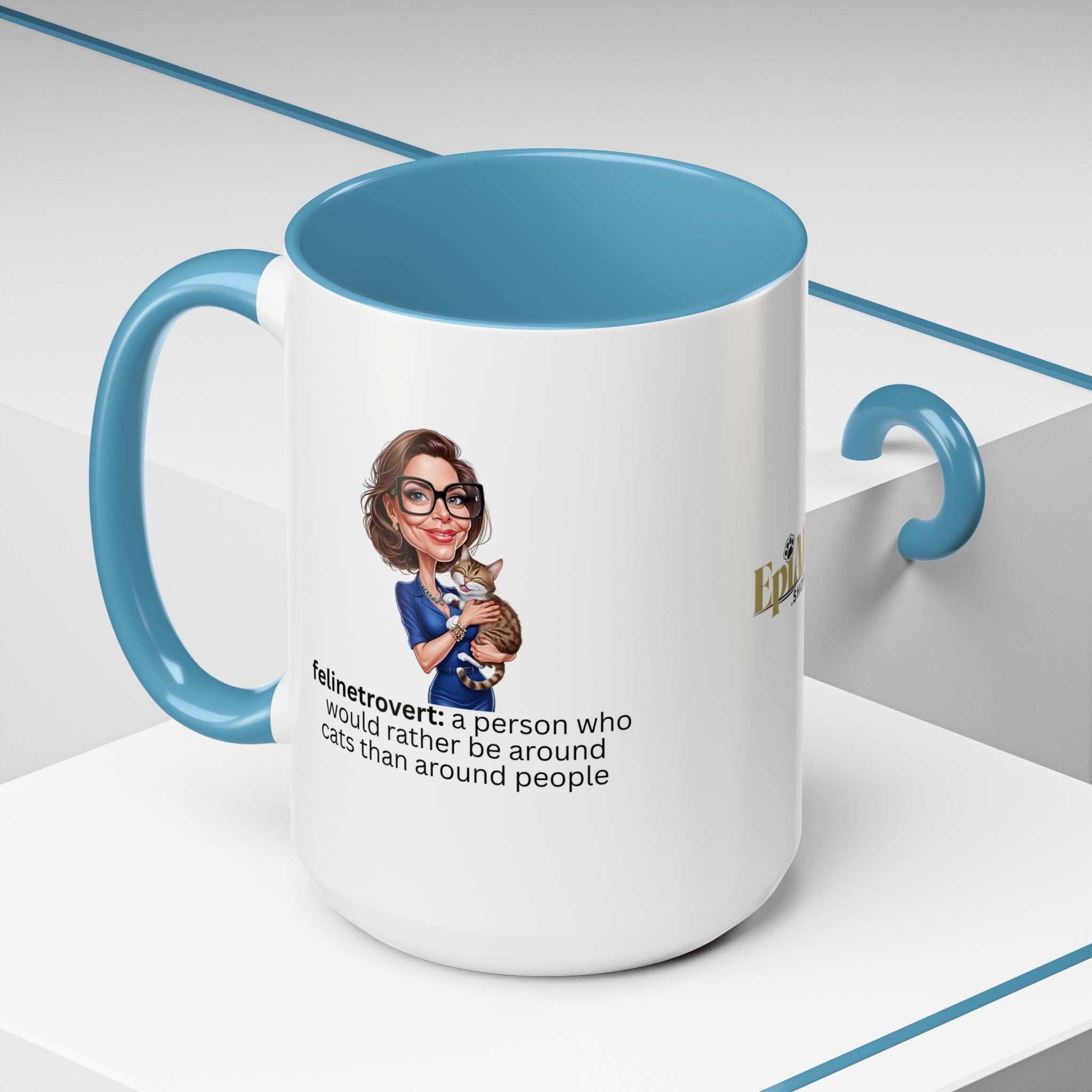 Felinetrovert Coffee Mug - Perfect Gift for Cat Lovers - Drinkware, Coffee Mugs - EpiAl's Shop