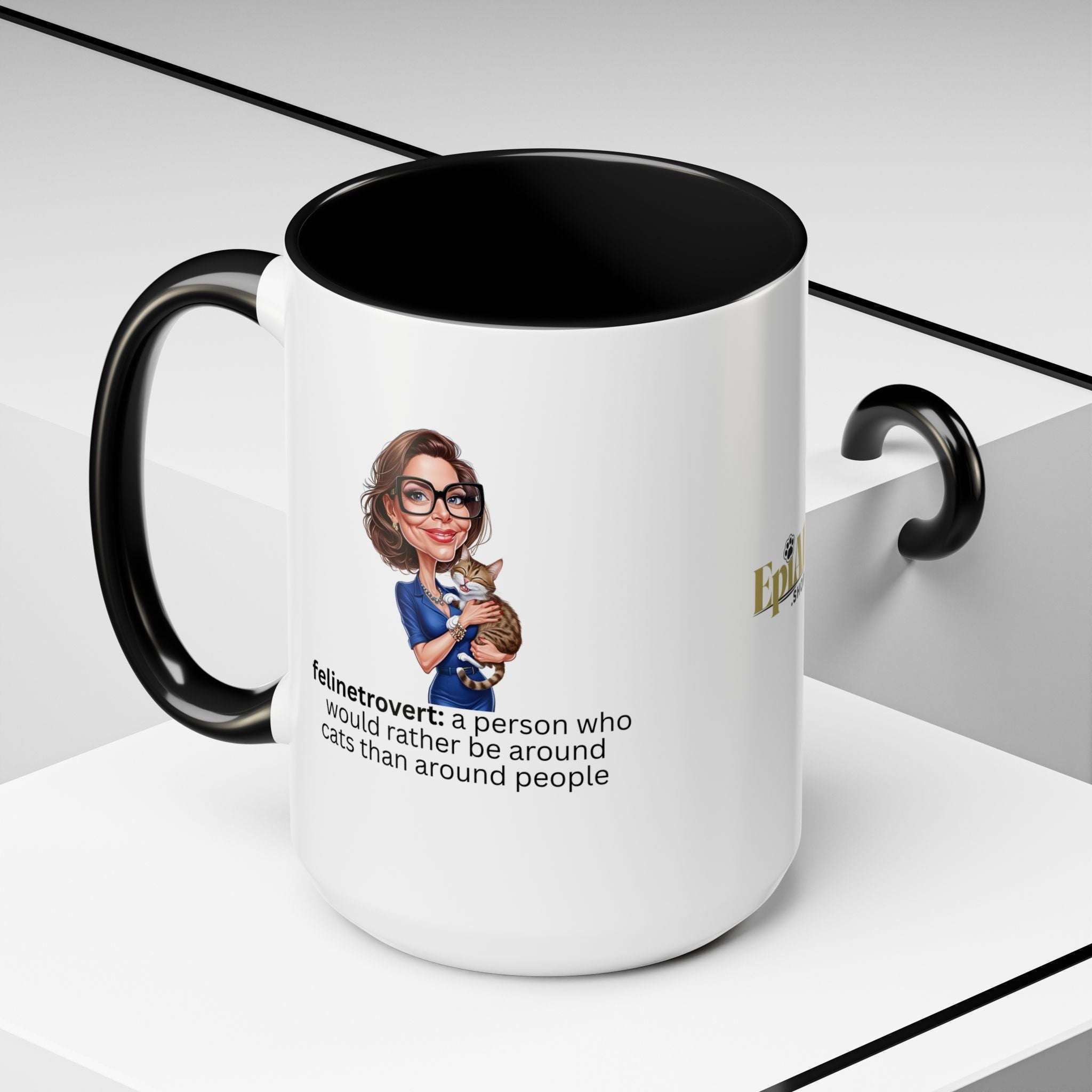 Felinetrovert Coffee Mug - Perfect Gift for Cat Lovers - Drinkware, Coffee Mugs - EpiAl's Shop