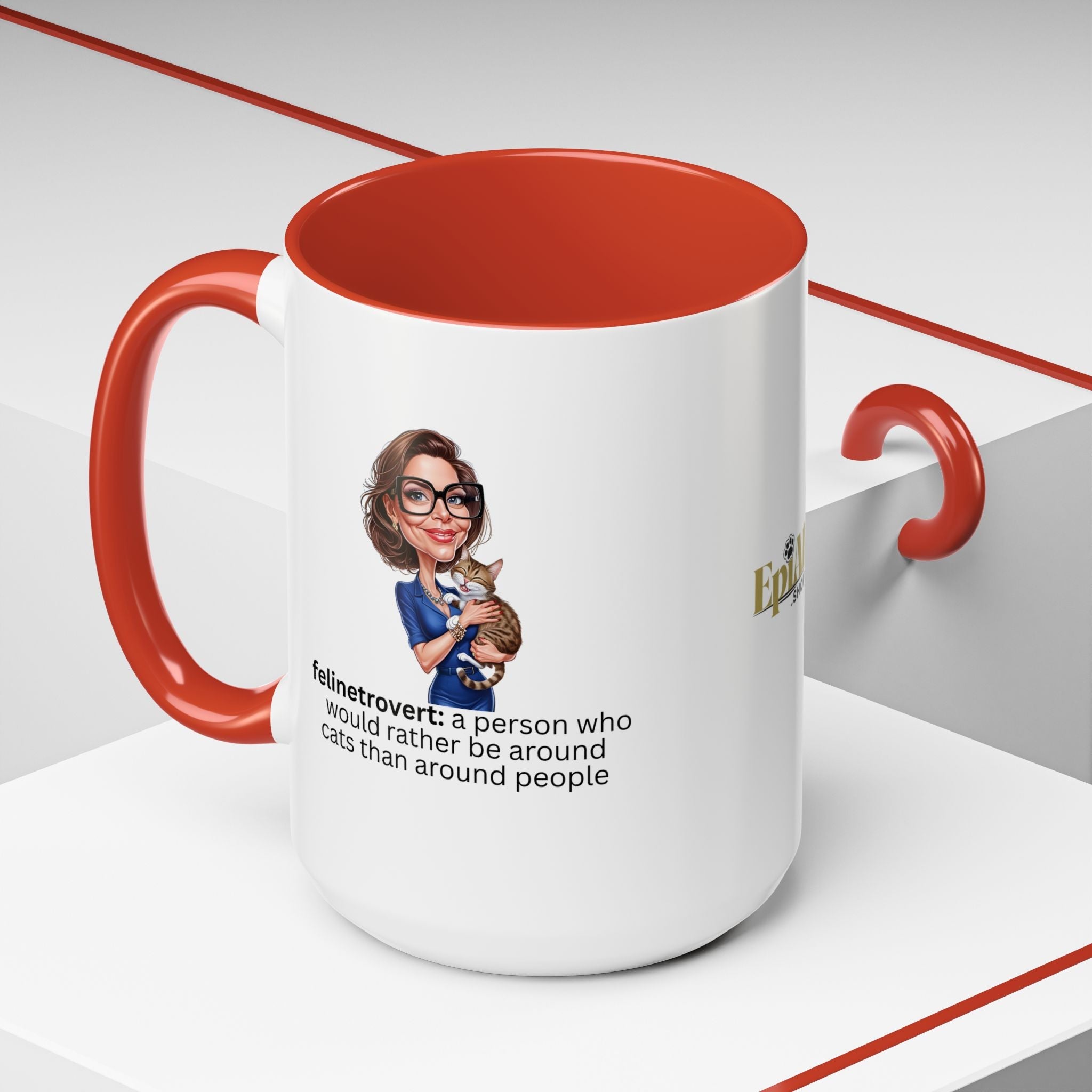 Felinetrovert Coffee Mug - Perfect Gift for Cat Lovers - Drinkware, Coffee Mugs - EpiAl's Shop