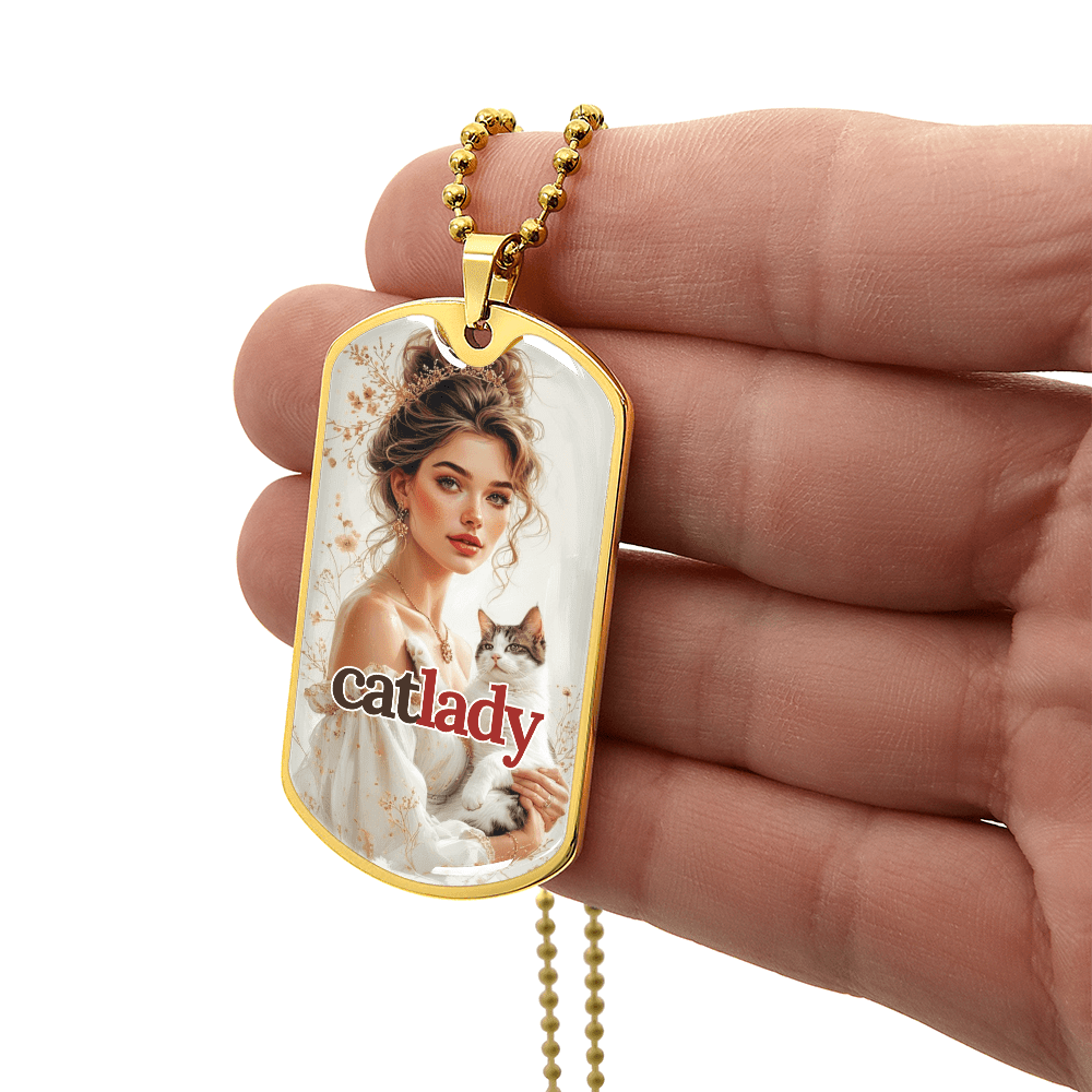 Feminine Cat Lady Necklace - Jewelry, Necklaces - EpiAl's Shop