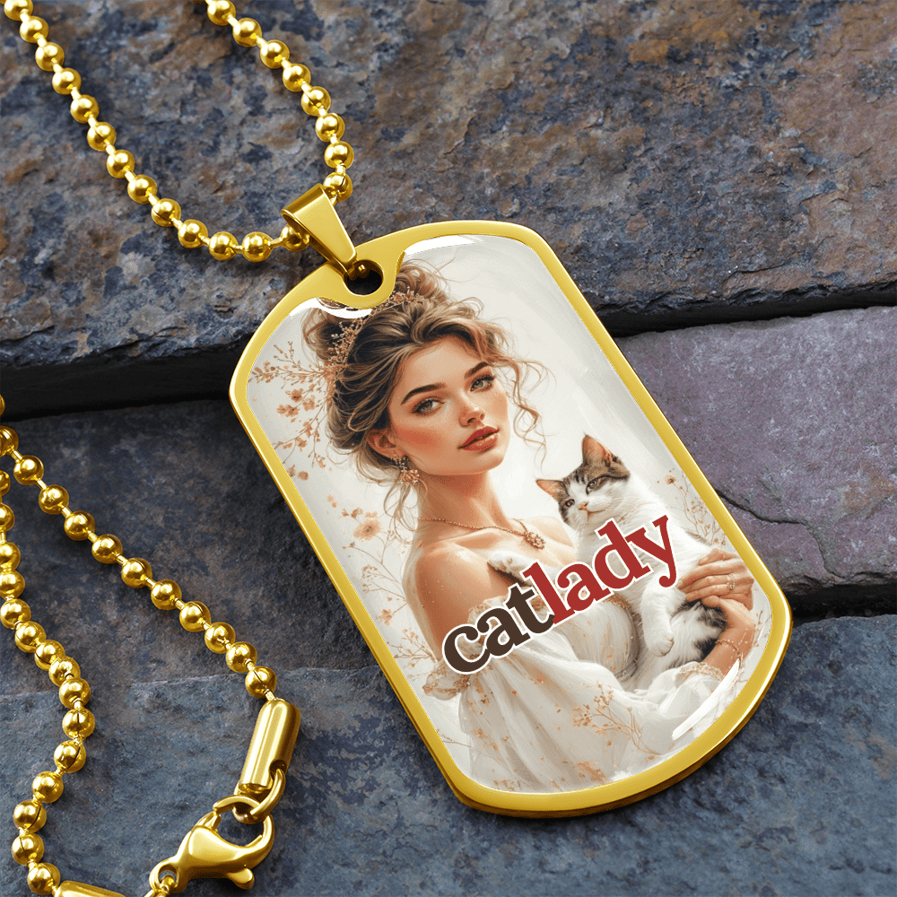 Feminine Cat Lady Necklace - Jewelry, Necklaces - EpiAl's Shop