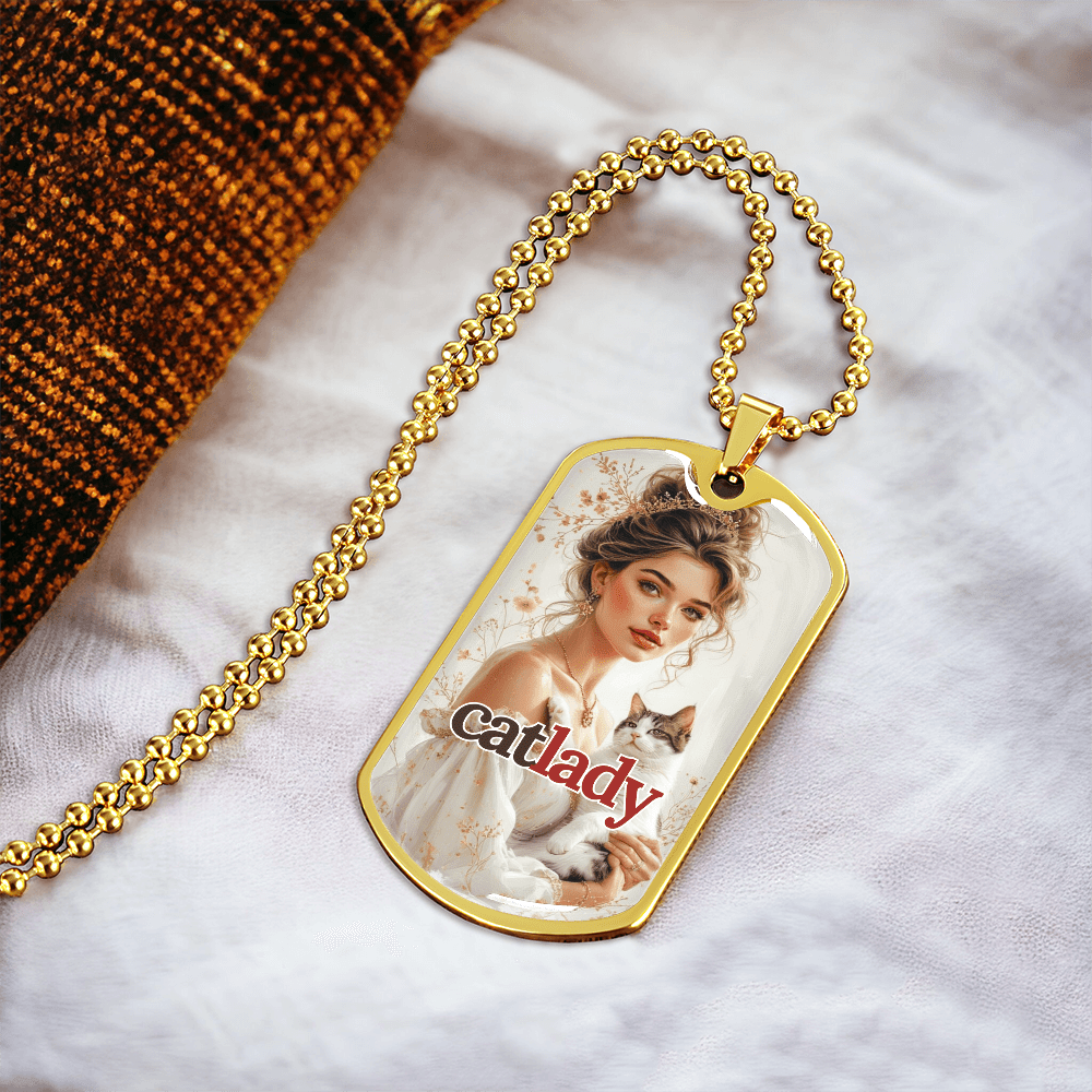 Feminine Cat Lady Necklace - Jewelry, Necklaces - EpiAl's Shop