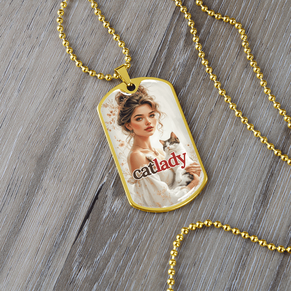 Feminine Cat Lady Necklace - Jewelry, Necklaces - EpiAl's Shop