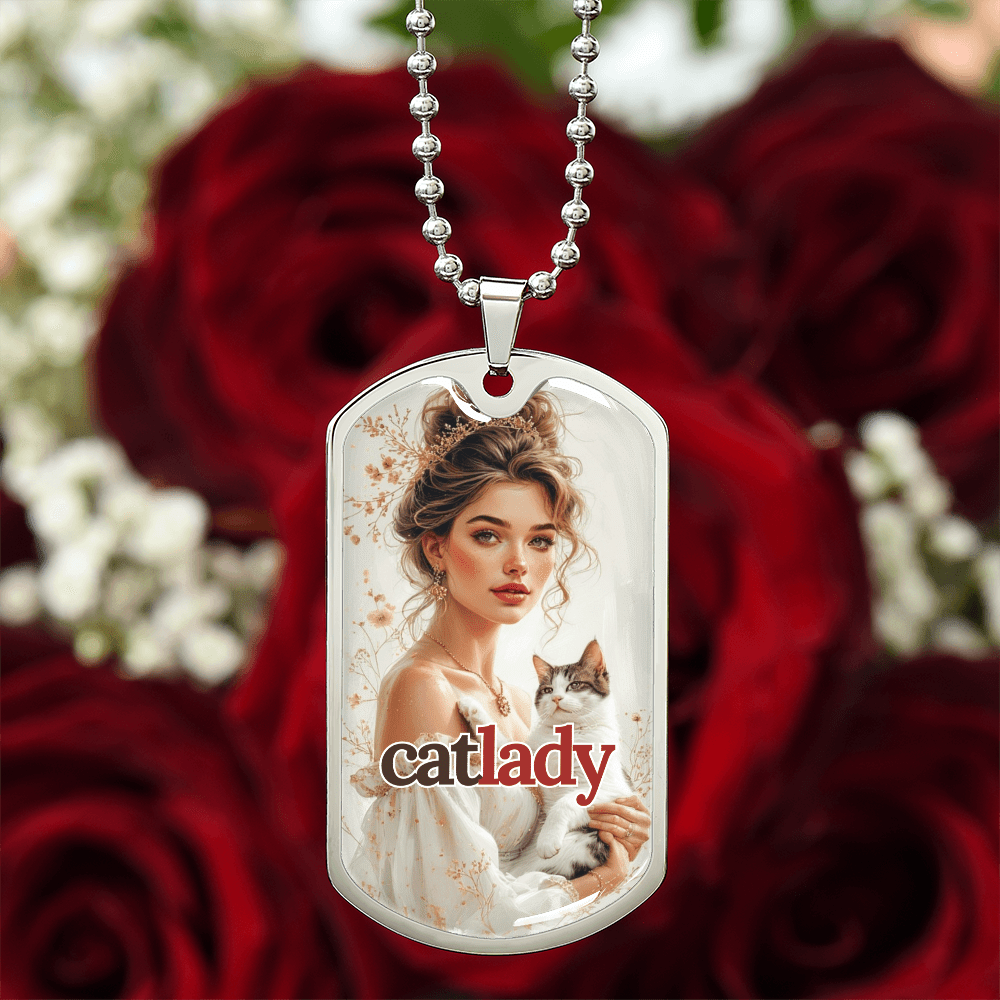 Feminine Cat Lady Necklace - Jewelry, Necklaces - EpiAl's Shop