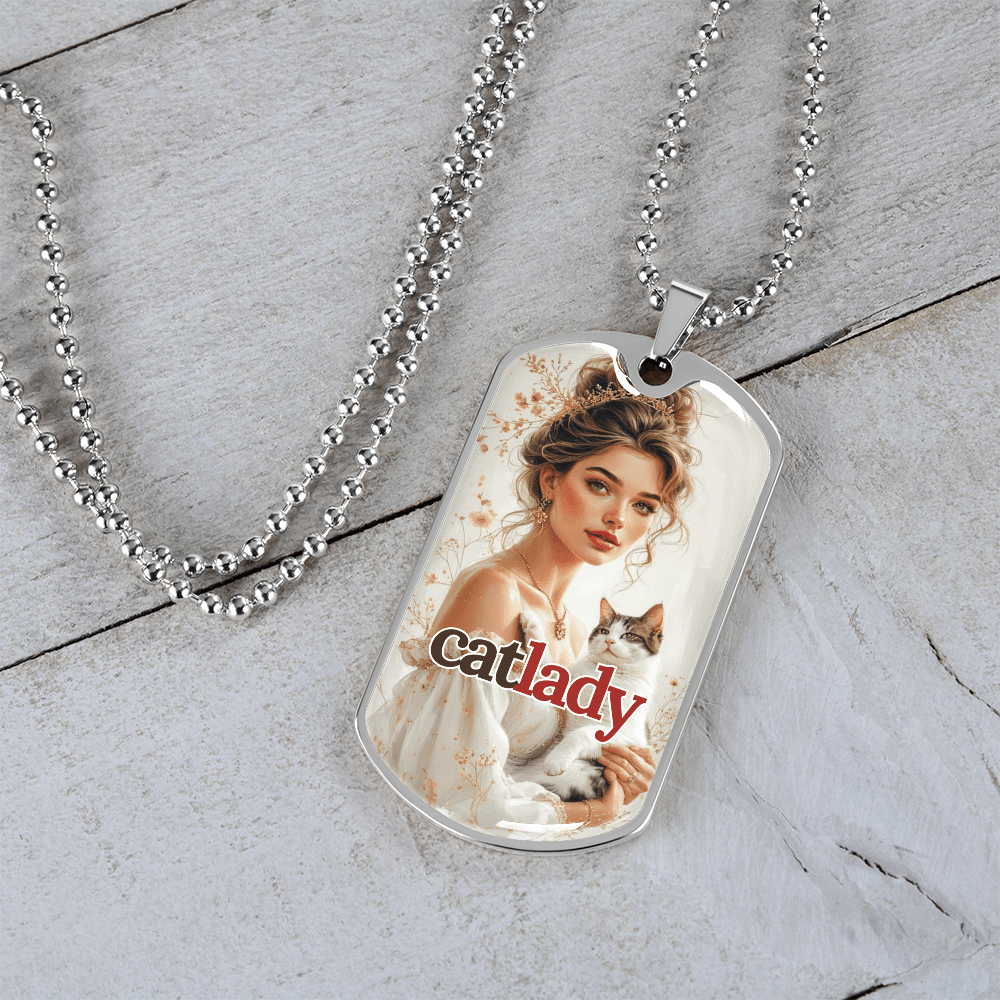 Feminine Cat Lady Necklace - Jewelry, Necklaces - EpiAl's Shop