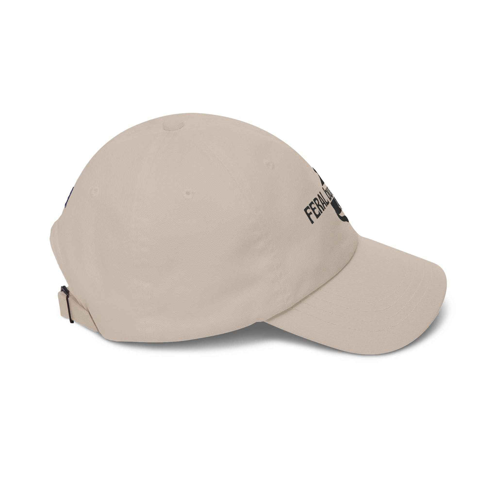 Feral but Polite Cat Hat – Funny Embroidered Dad Cap - Hats, Baseball & Trucker - EpiAl's Shop