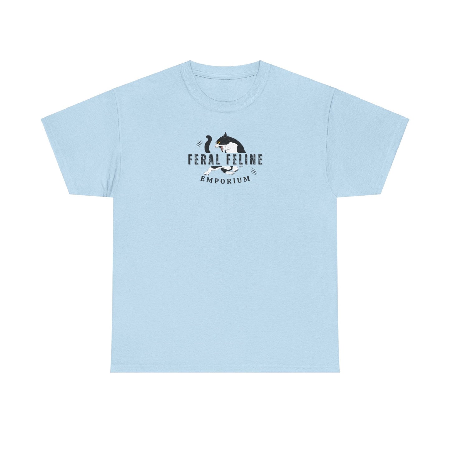 Feral Feline Emporium Unisex Heavy Cotton Tee - T-Shirt - EpiAl's Shop