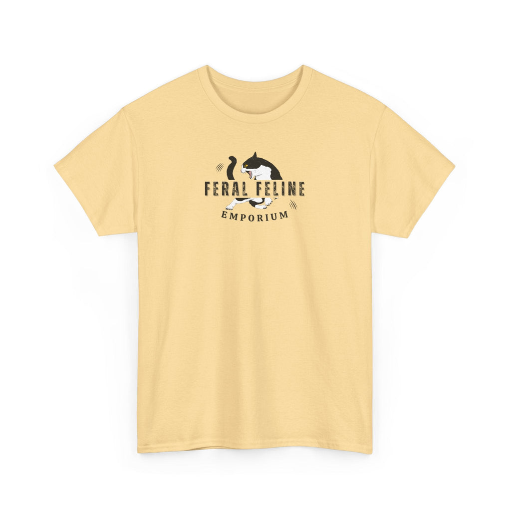 Feral Feline Emporium Unisex Heavy Cotton Tee - T-Shirt - EpiAl's Shop