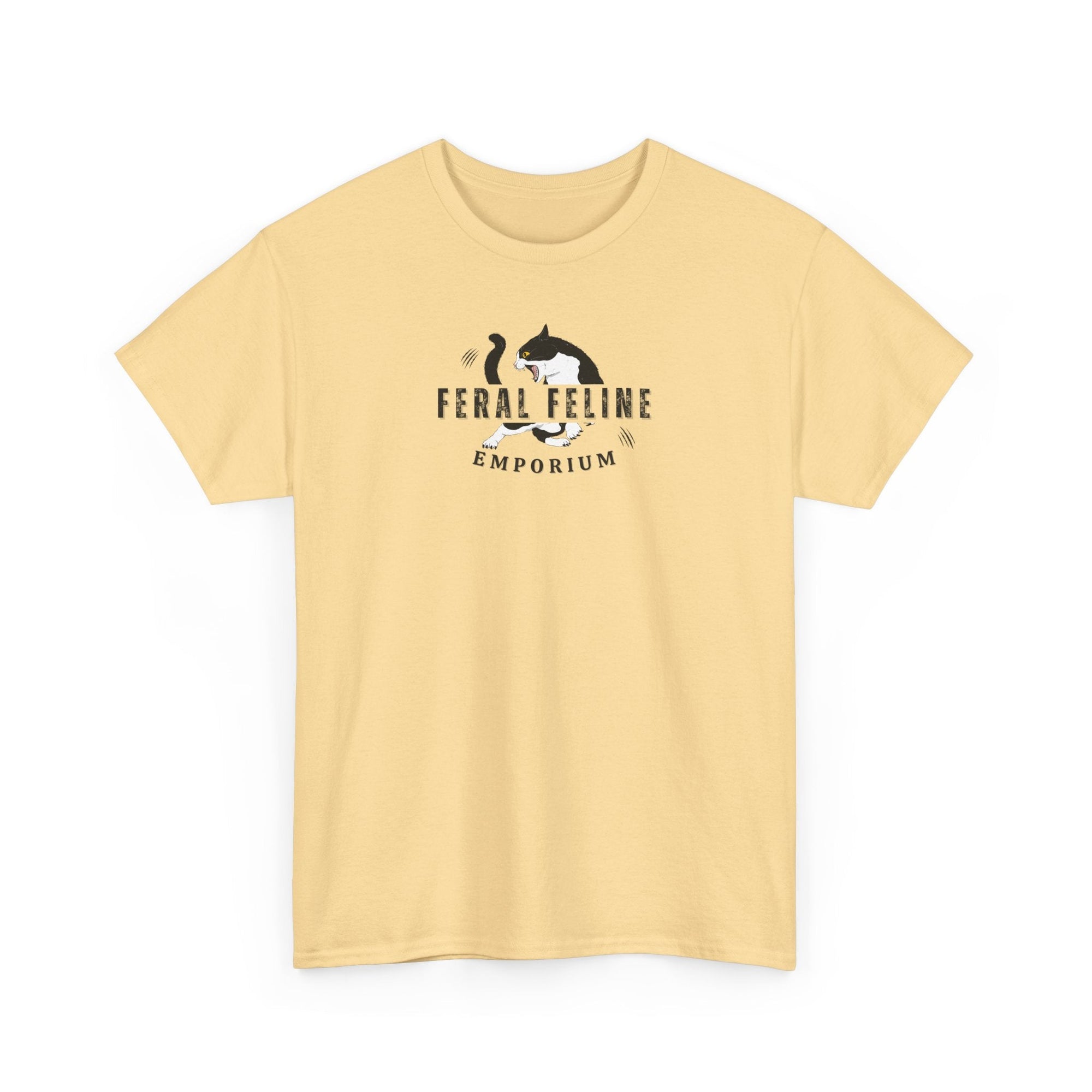 Feral Feline Emporium Unisex Heavy Cotton Tee - T-Shirt - EpiAl's Shop