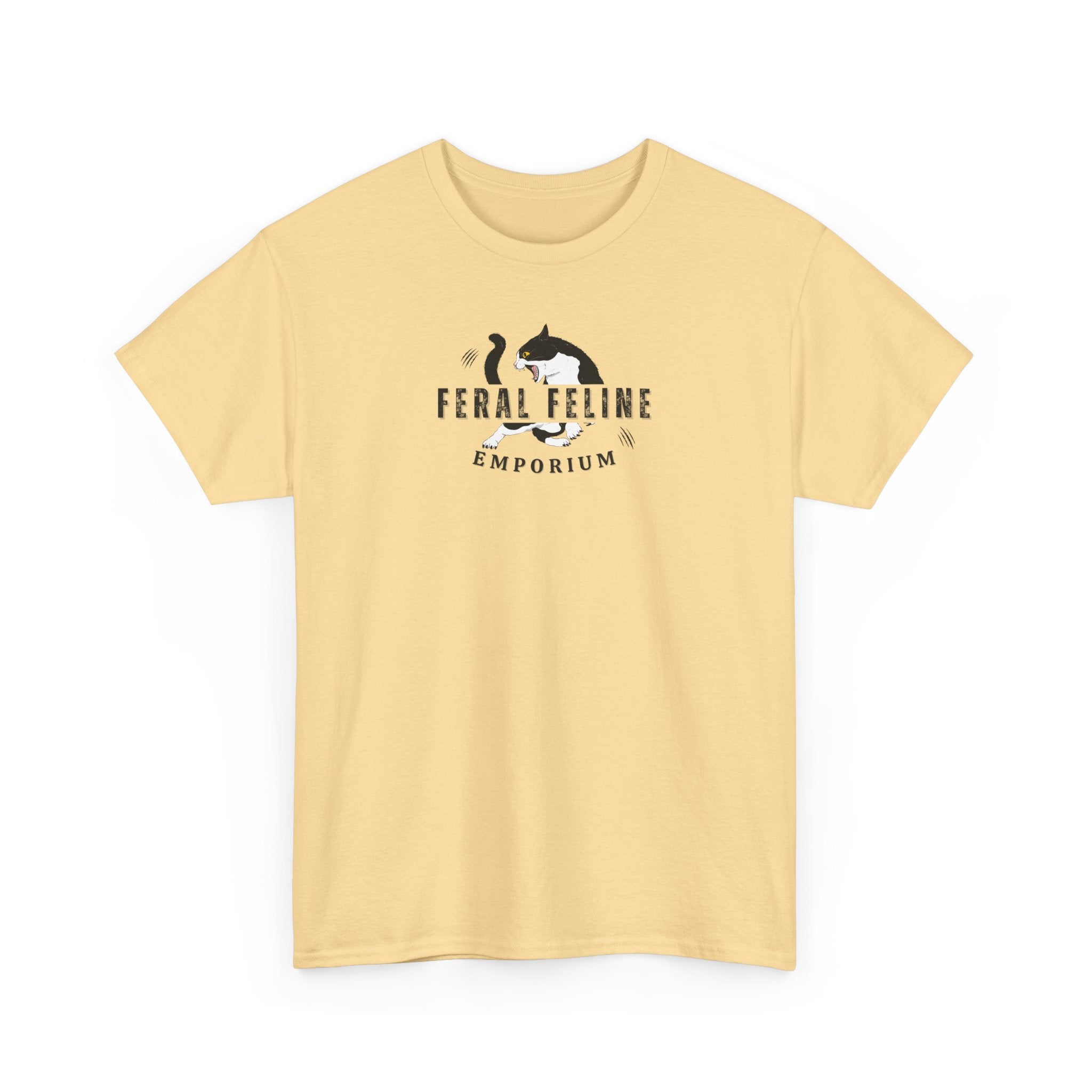 Feral Feline Emporium Unisex Heavy Cotton Tee - T-Shirt - EpiAl's Shop