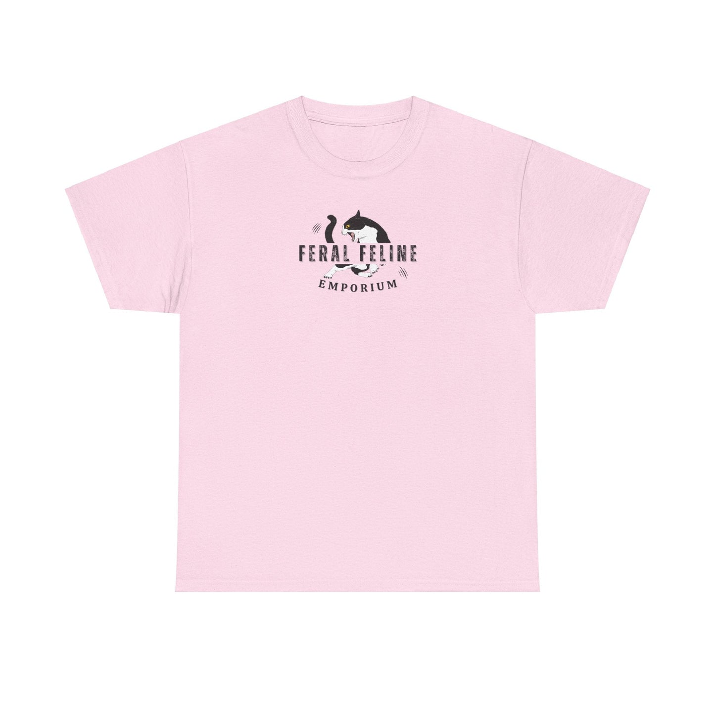 Feral Feline Emporium Unisex Heavy Cotton Tee - T-Shirt - EpiAl's Shop