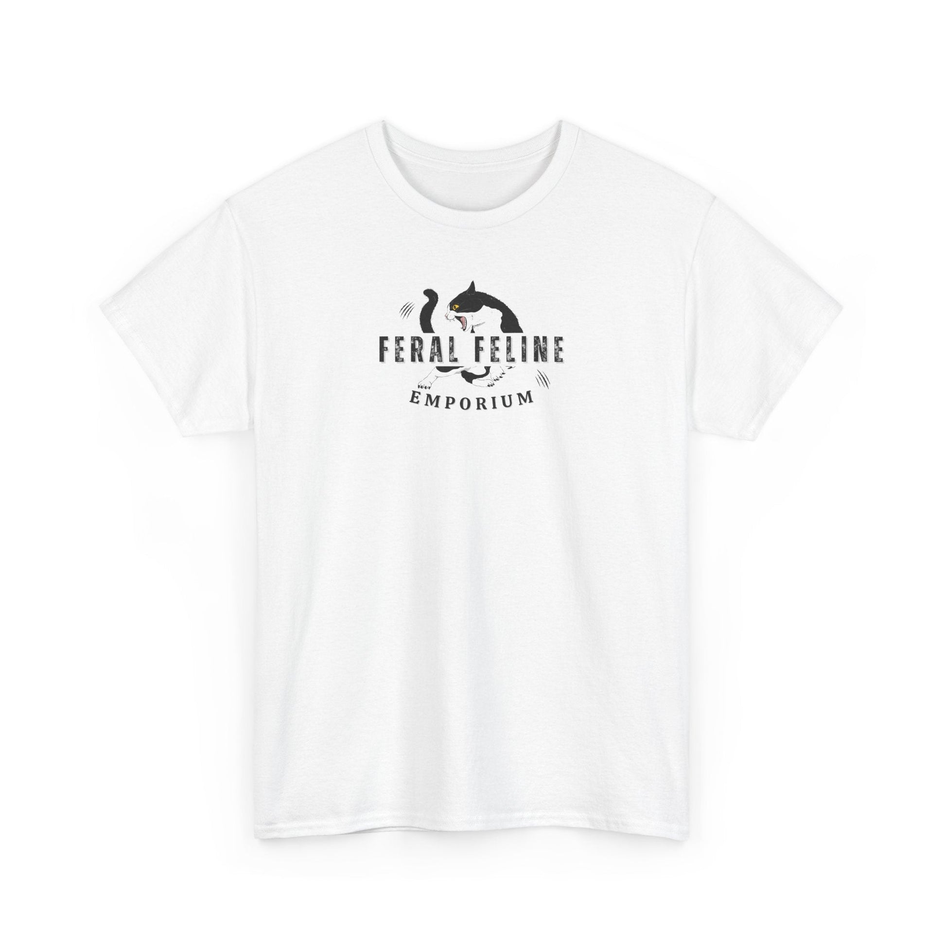 Feral Feline Emporium Unisex Heavy Cotton Tee - T-Shirt - EpiAl's Shop