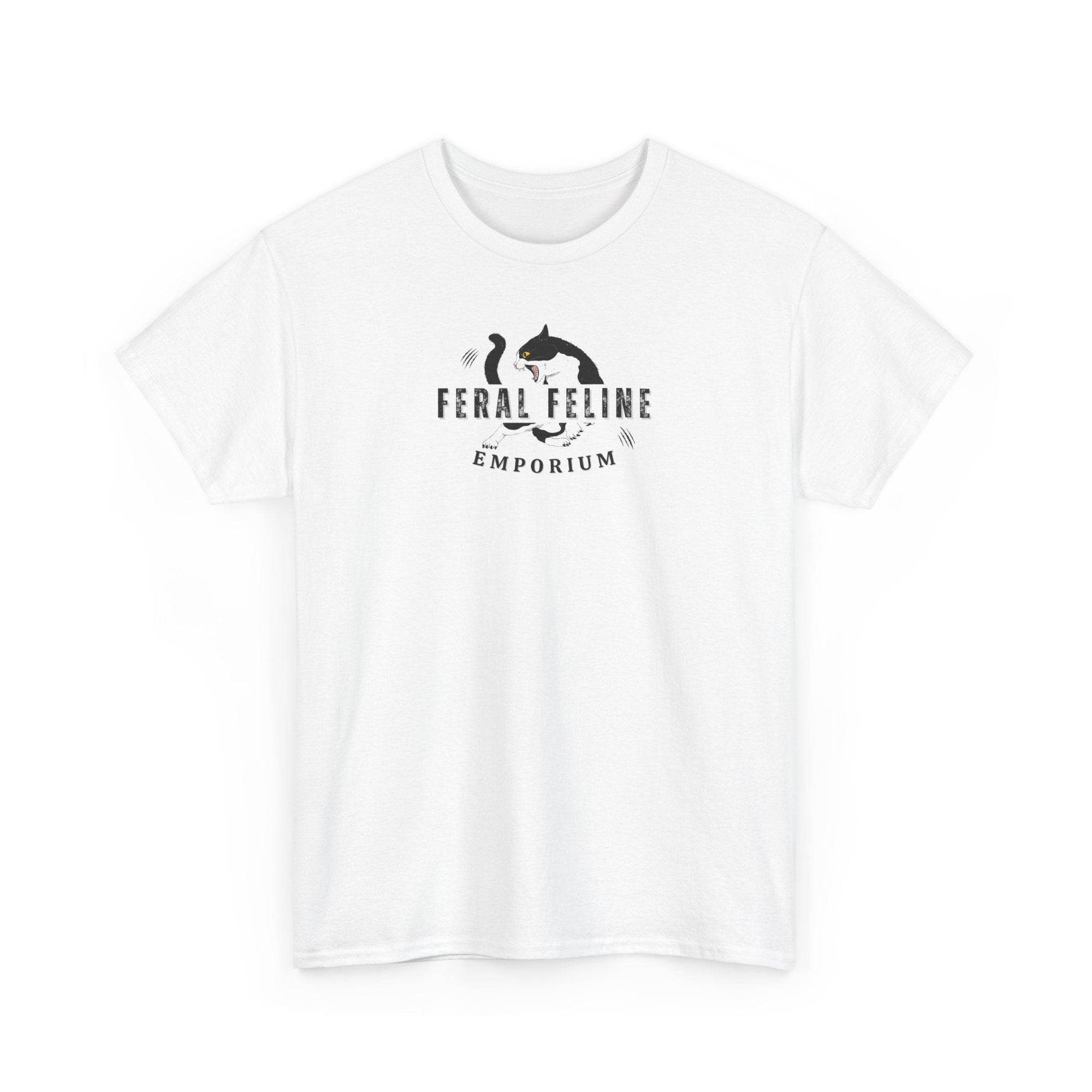 Feral Feline Emporium Unisex Heavy Cotton Tee - T-Shirt - EpiAl's Shop