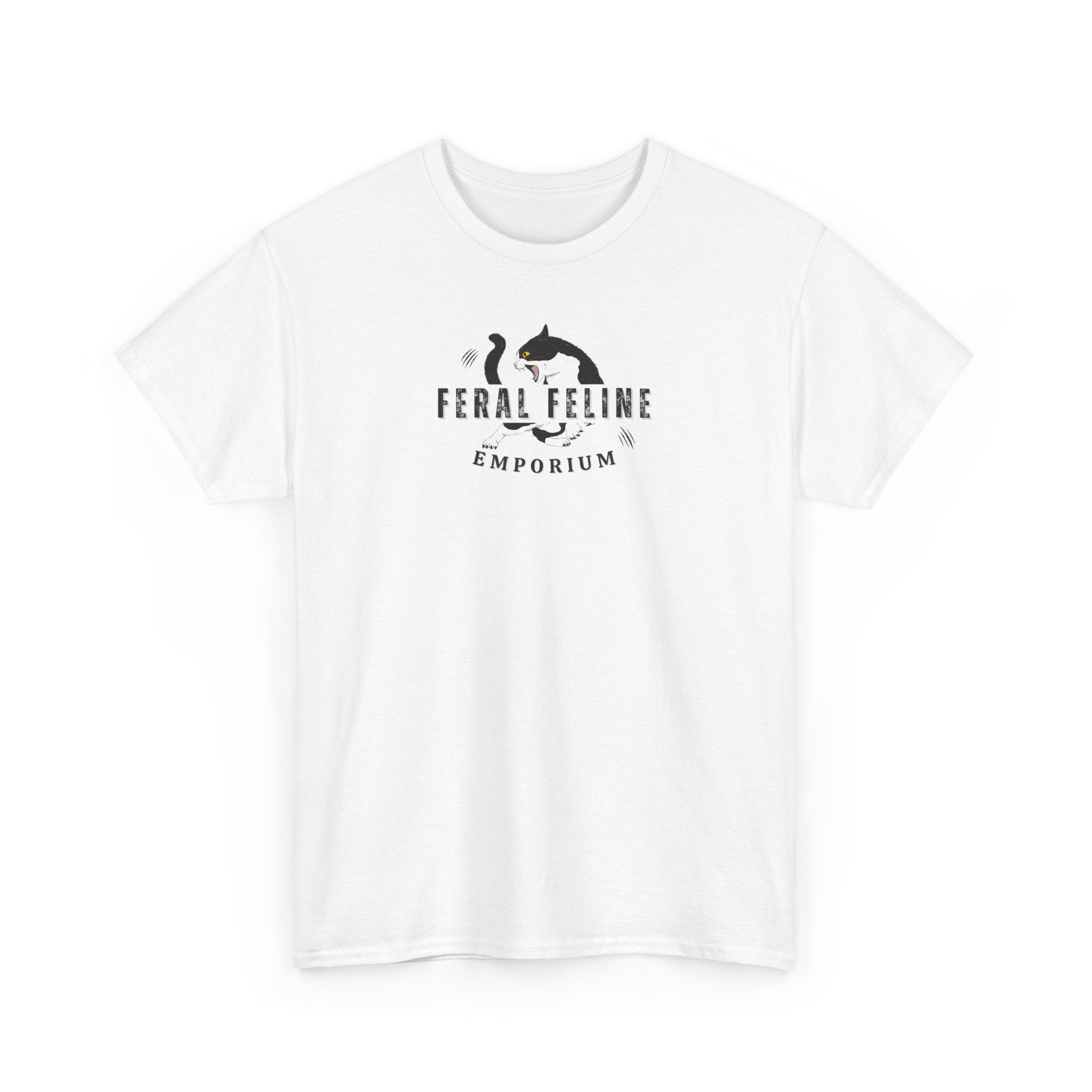 Feral Feline Emporium Unisex Heavy Cotton Tee - T-Shirt - EpiAl's Shop