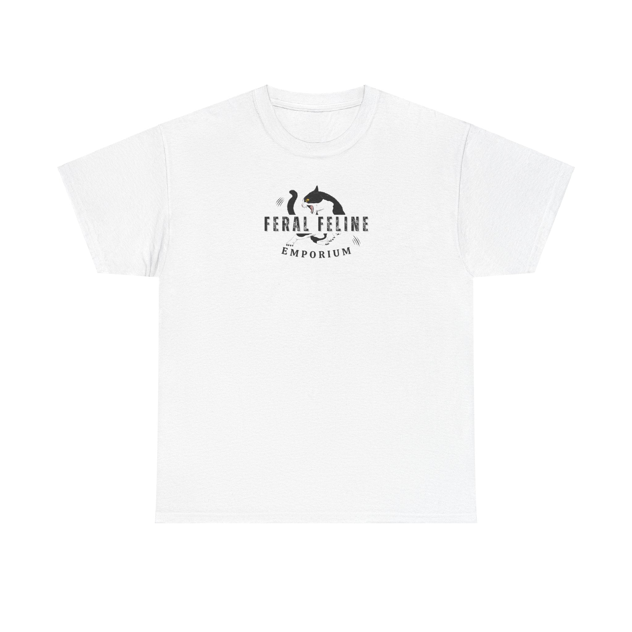 Feral Feline Emporium Unisex Heavy Cotton Tee - T-Shirt - EpiAl's Shop