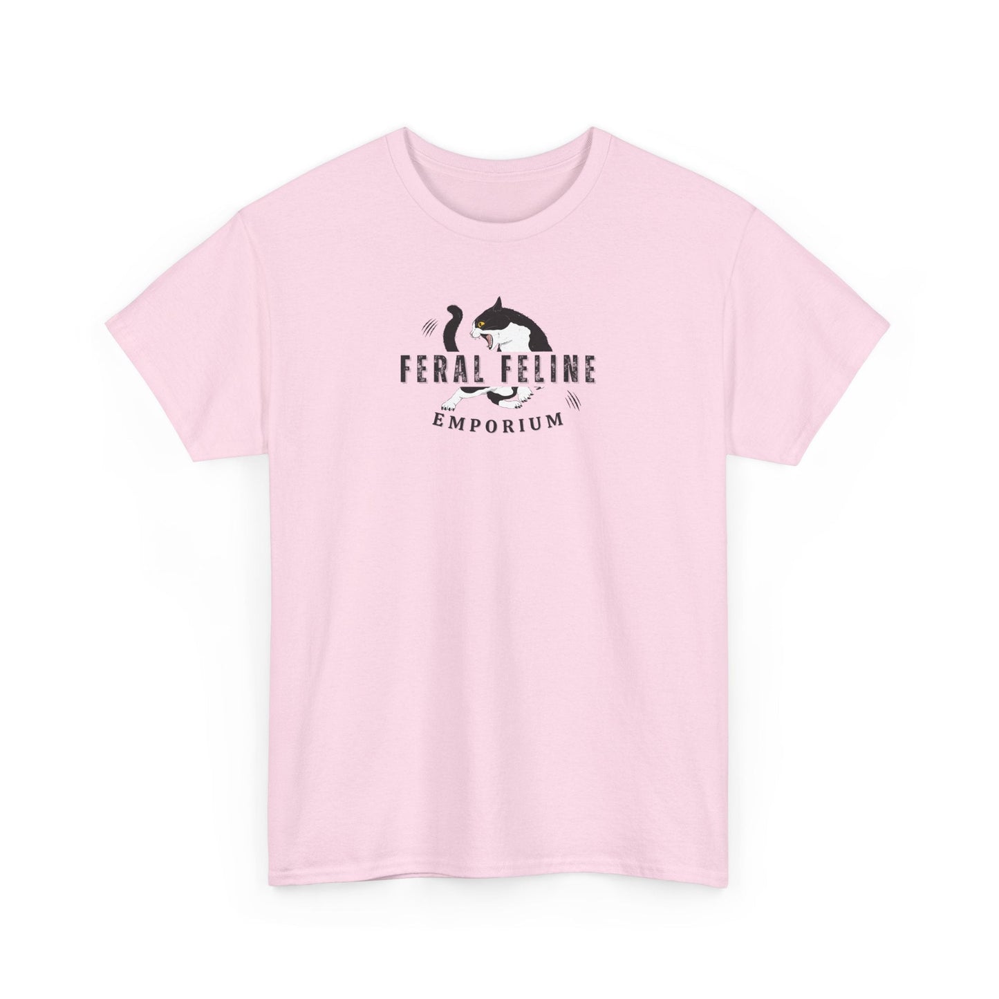 Feral Feline Emporium Unisex Heavy Cotton Tee - T-Shirt - EpiAl's Shop