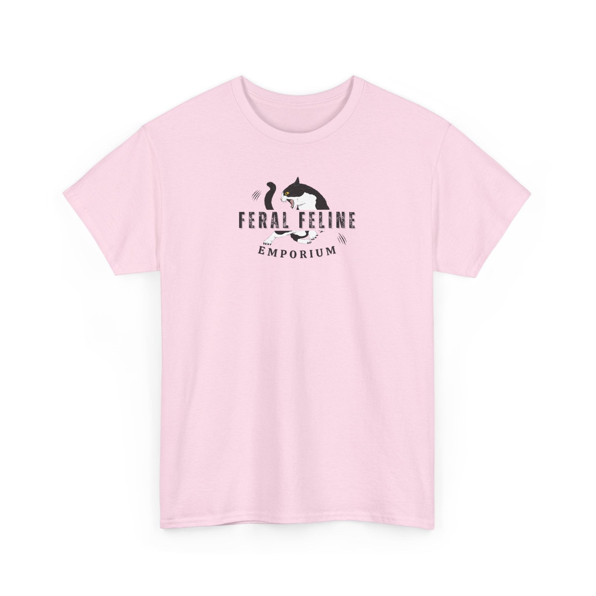 Feral Feline Emporium Unisex Heavy Cotton Tee - T-Shirt - EpiAl's Shop