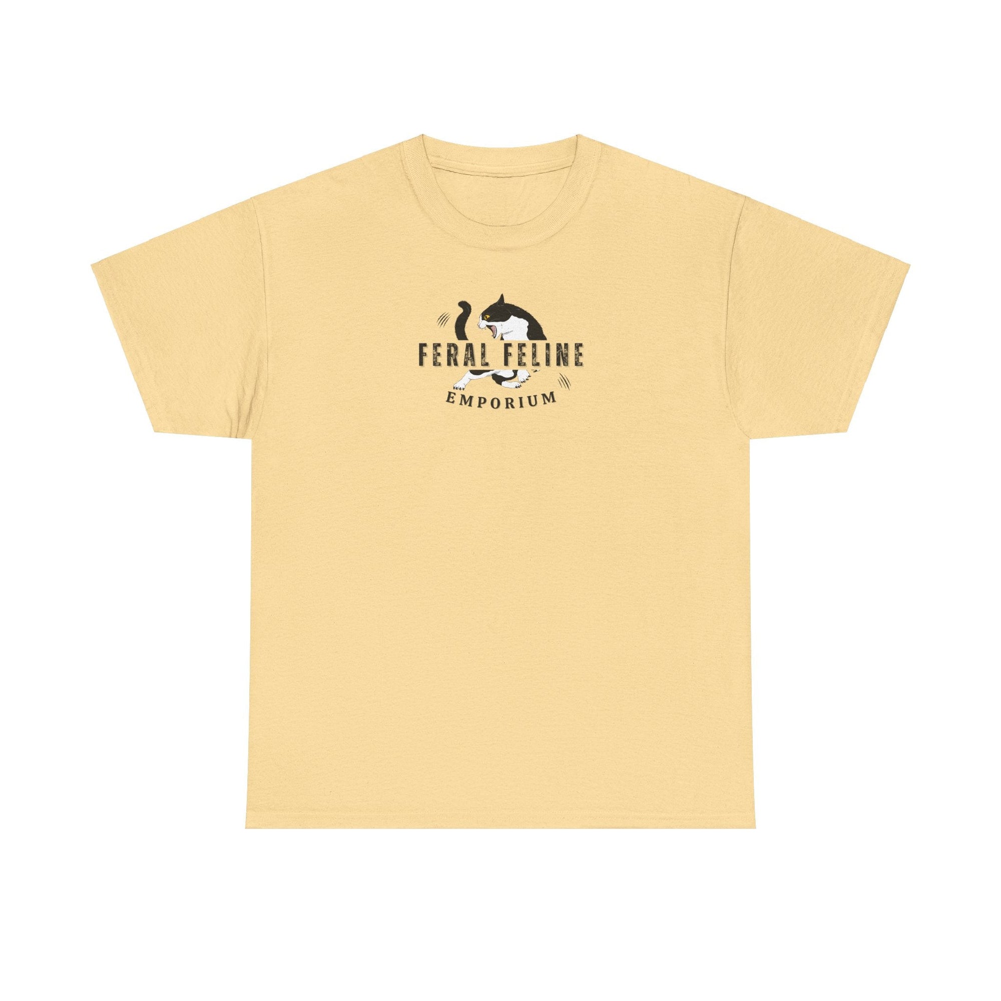 Feral Feline Emporium Unisex Heavy Cotton Tee - T-Shirt - EpiAl's Shop
