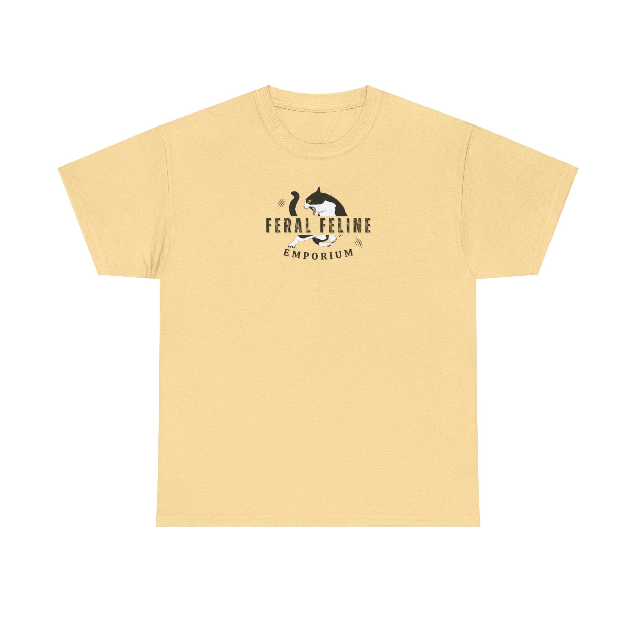 Feral Feline Emporium Unisex Heavy Cotton Tee - T-Shirt - EpiAl's Shop