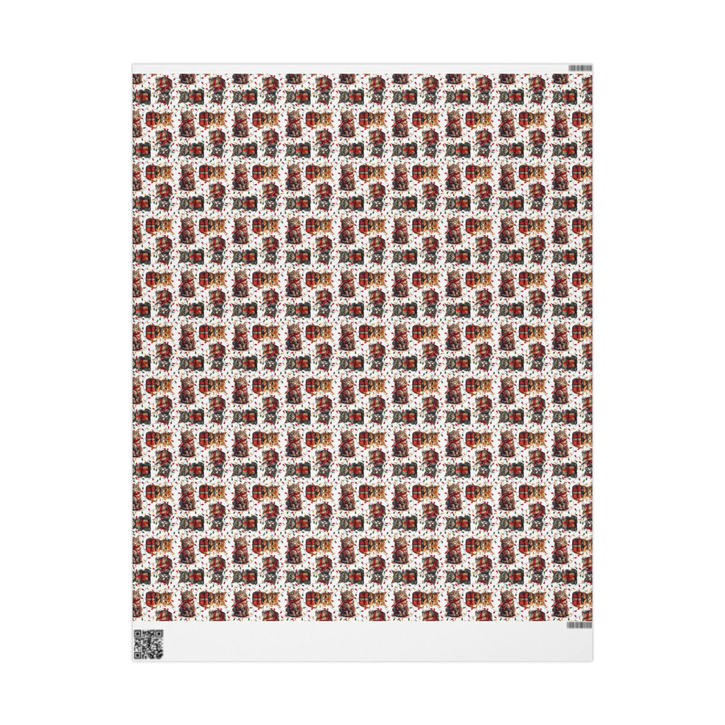 Festive Kitties Christmas Wrapping Paper - Paper Products, Gift Wrapping Paper - EpiAl's Shop