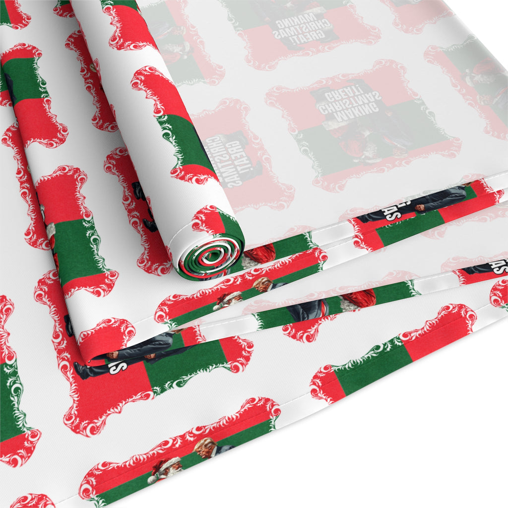 Festive Santa Trump Table Runner for Holidays | Christmas Table Decor - Decor, Dining, Table Decor - EpiAl's Shop