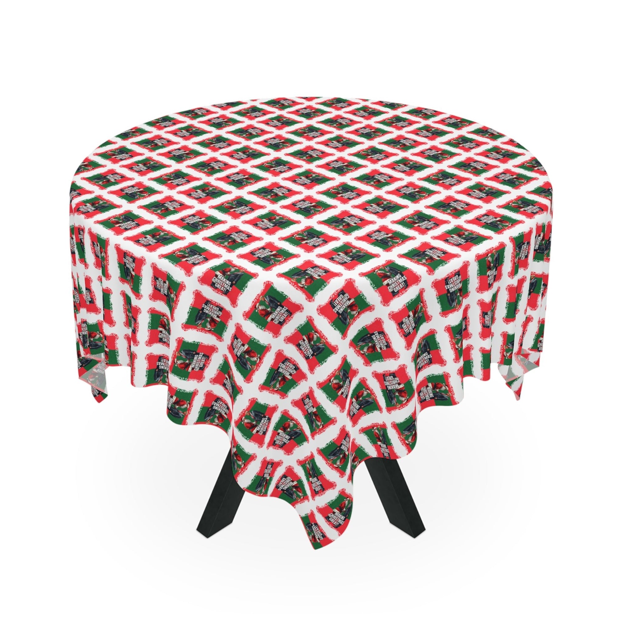 Festive Santa Trump Tablecloth for Holiday Gatherings, Christmas Table Decor - Decor, Dining, Table Decor - EpiAl's Shop