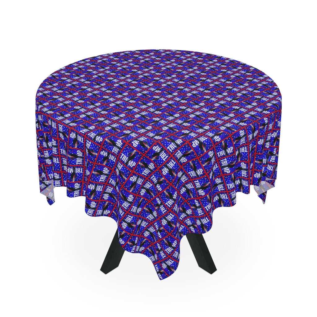 Festive Trump Themed Holiday Tablecloth - Decor, Dining, Table Decor - EpiAl's Shop