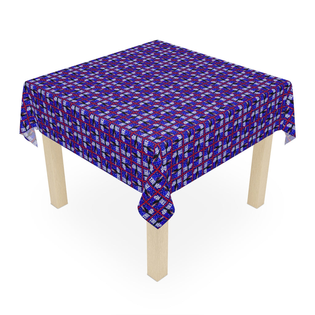 Festive Trump Themed Holiday Tablecloth - Decor, Dining, Table Decor - EpiAl's Shop
