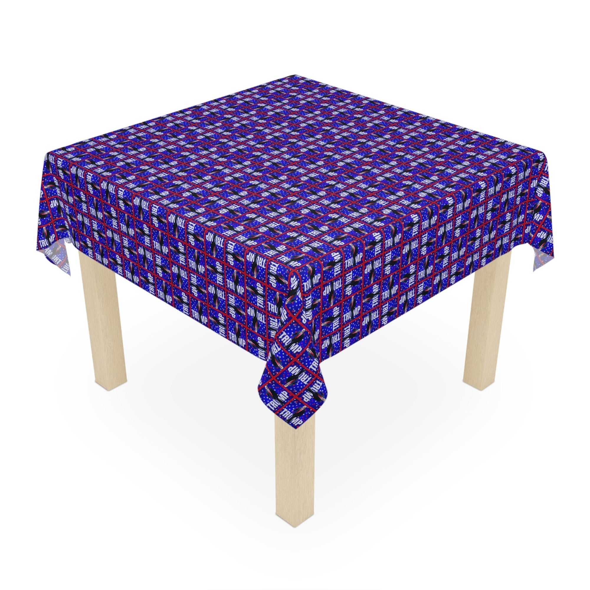 Festive Trump Themed Holiday Tablecloth - Decor, Dining, Table Decor - EpiAl's Shop